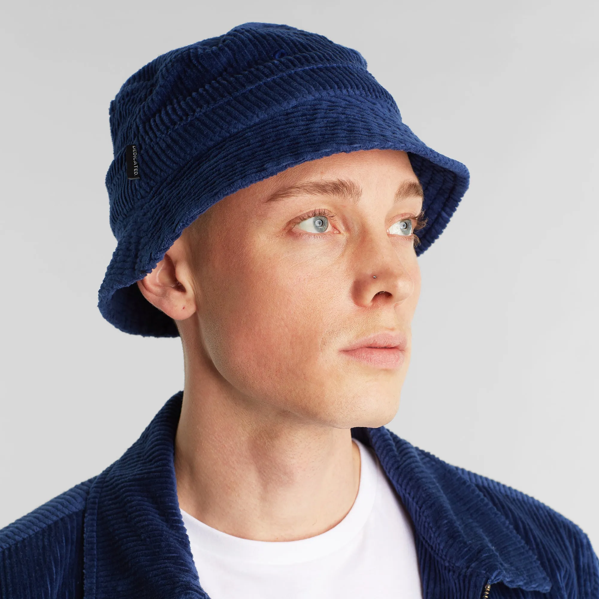 Corduroy Bucket Hat Deep Blue sold by Earthkind product image thumbnail 2