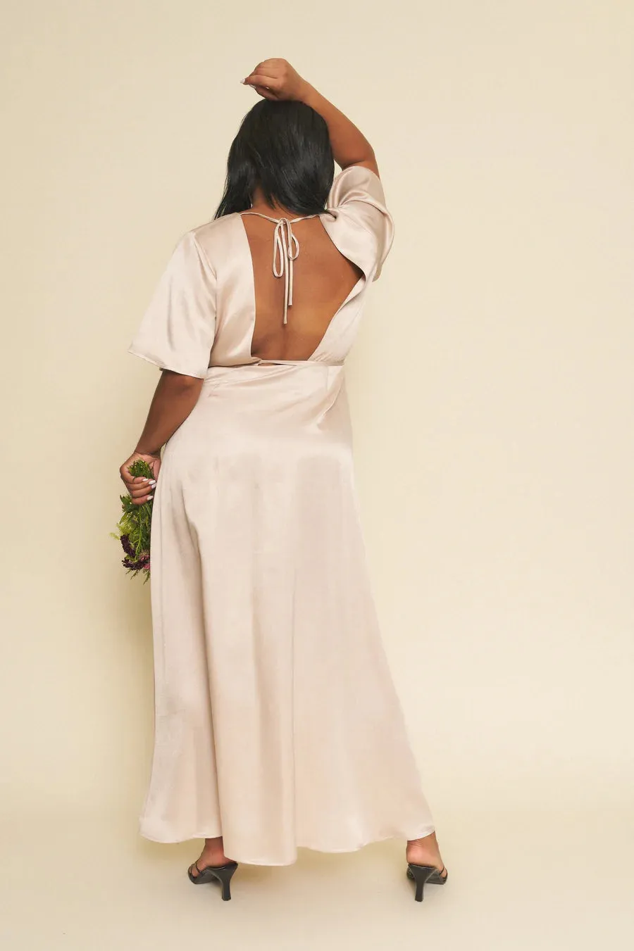 LOLA Tencel Wrap Dress sold by Earthkind product image thumbnail 3