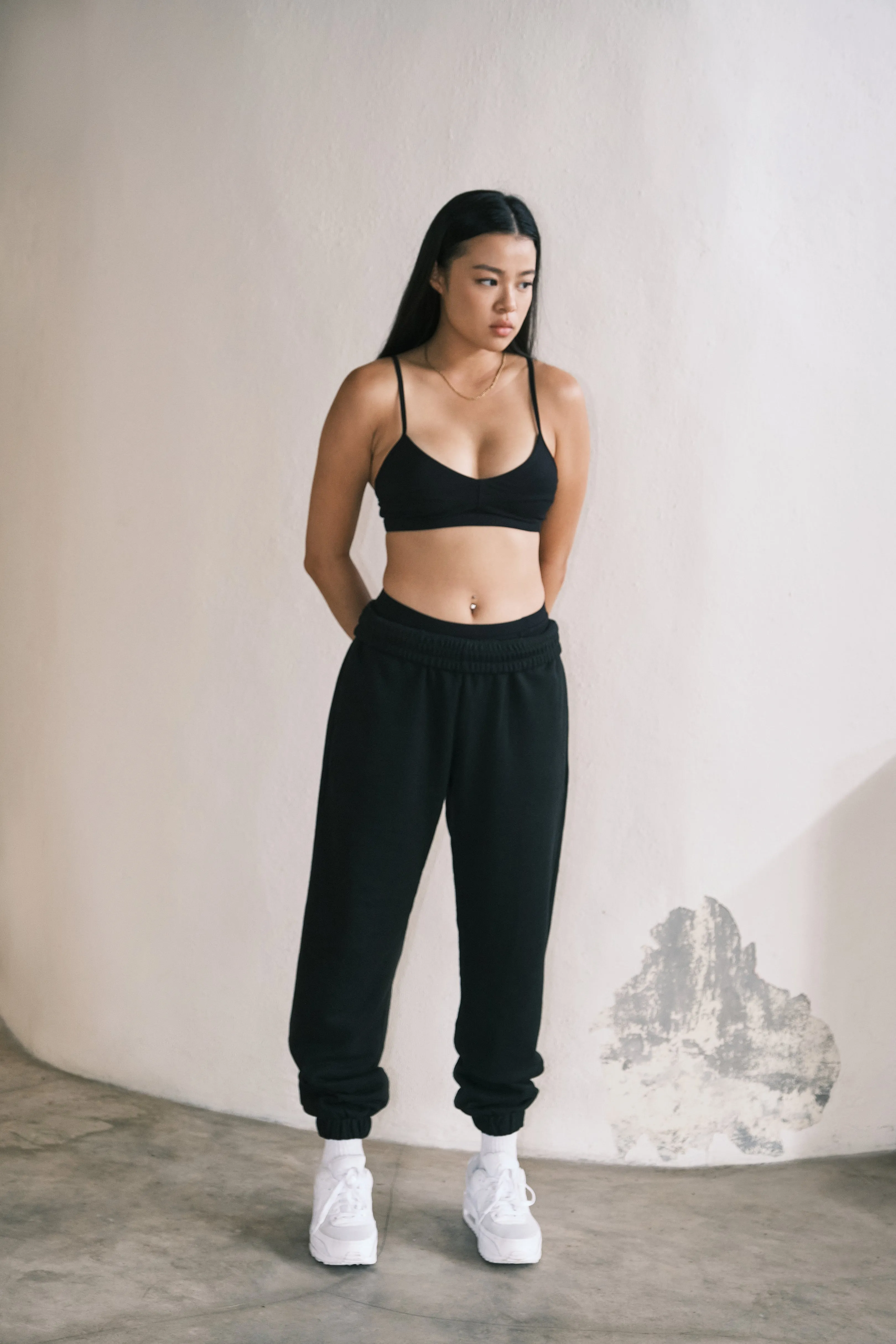 Vintage Trackpants Black sold by Earthkind