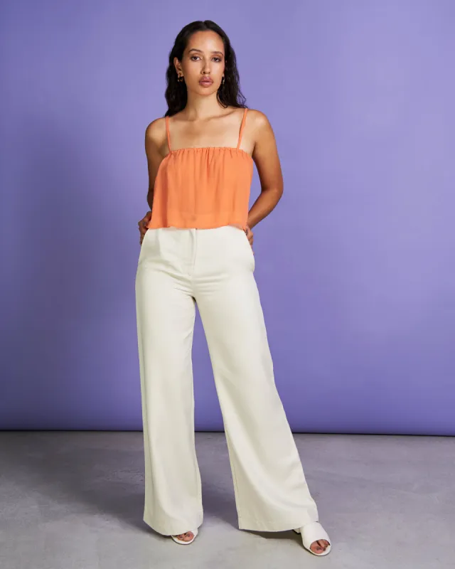 Arouca Wide Pants Offwhite sold by Earthkind