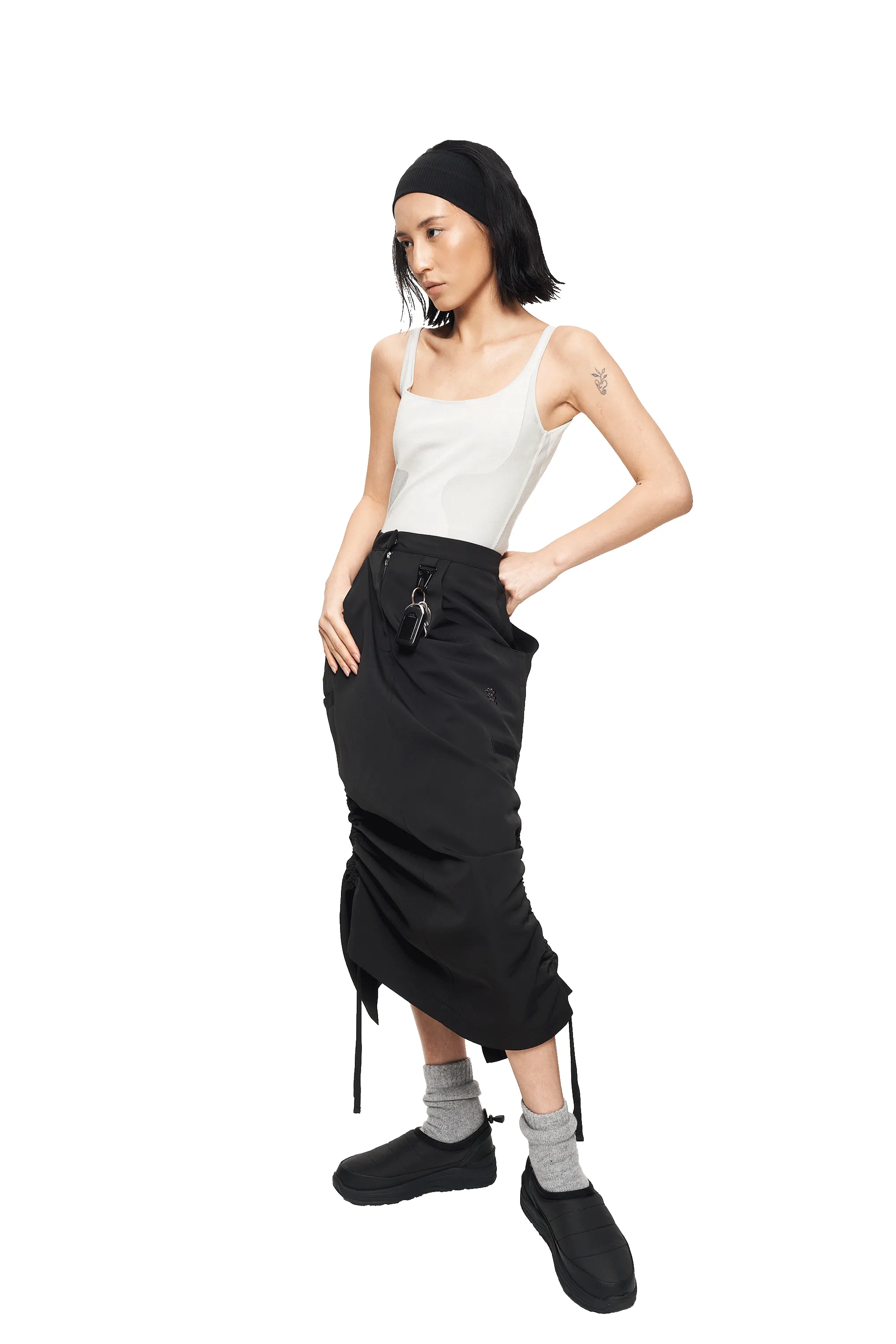 Arc Cargo Skirt - onyx sold by Earthkind product image thumbnail 3