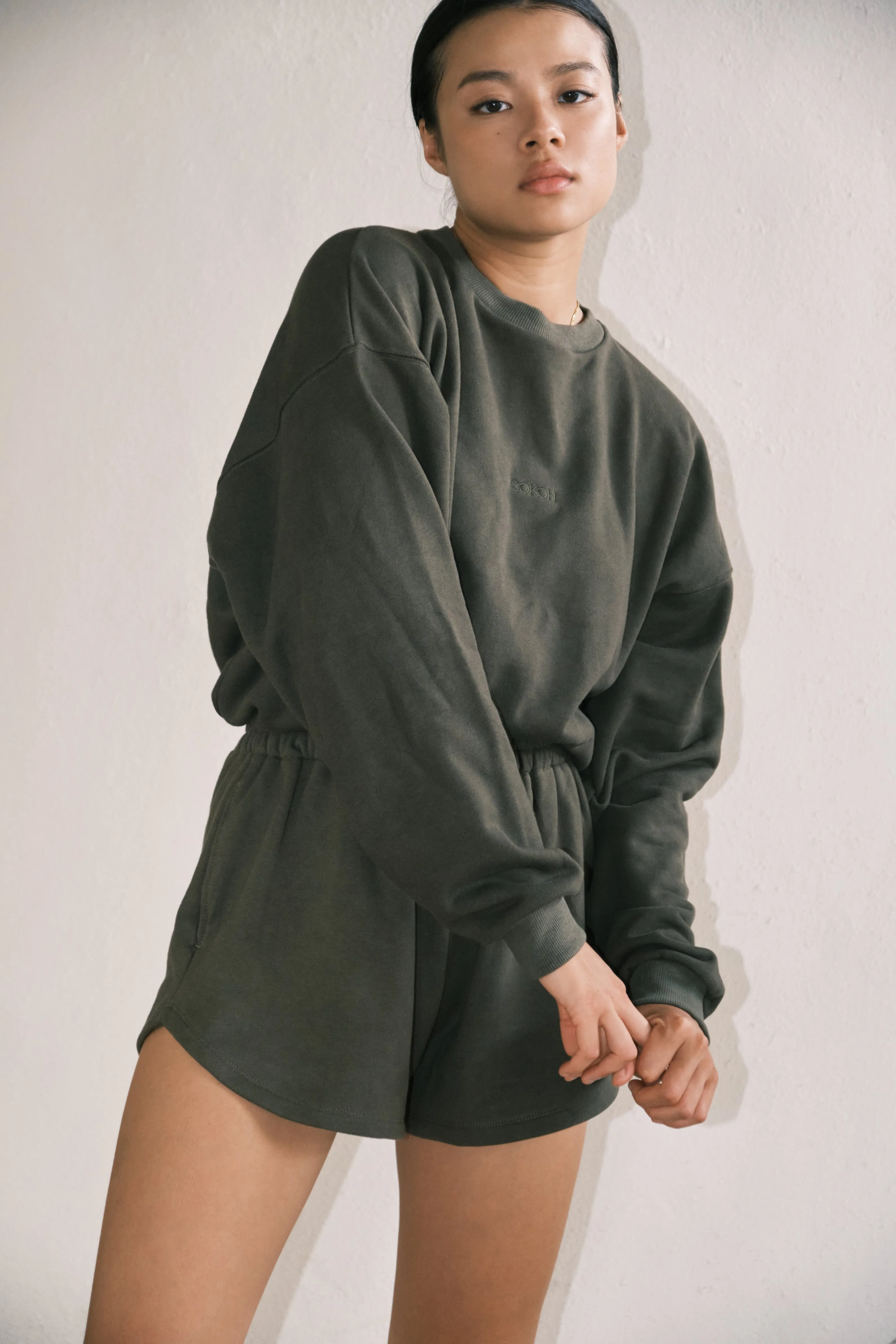 Vintage Crewneck Olive sold by Earthkind product image thumbnail 3