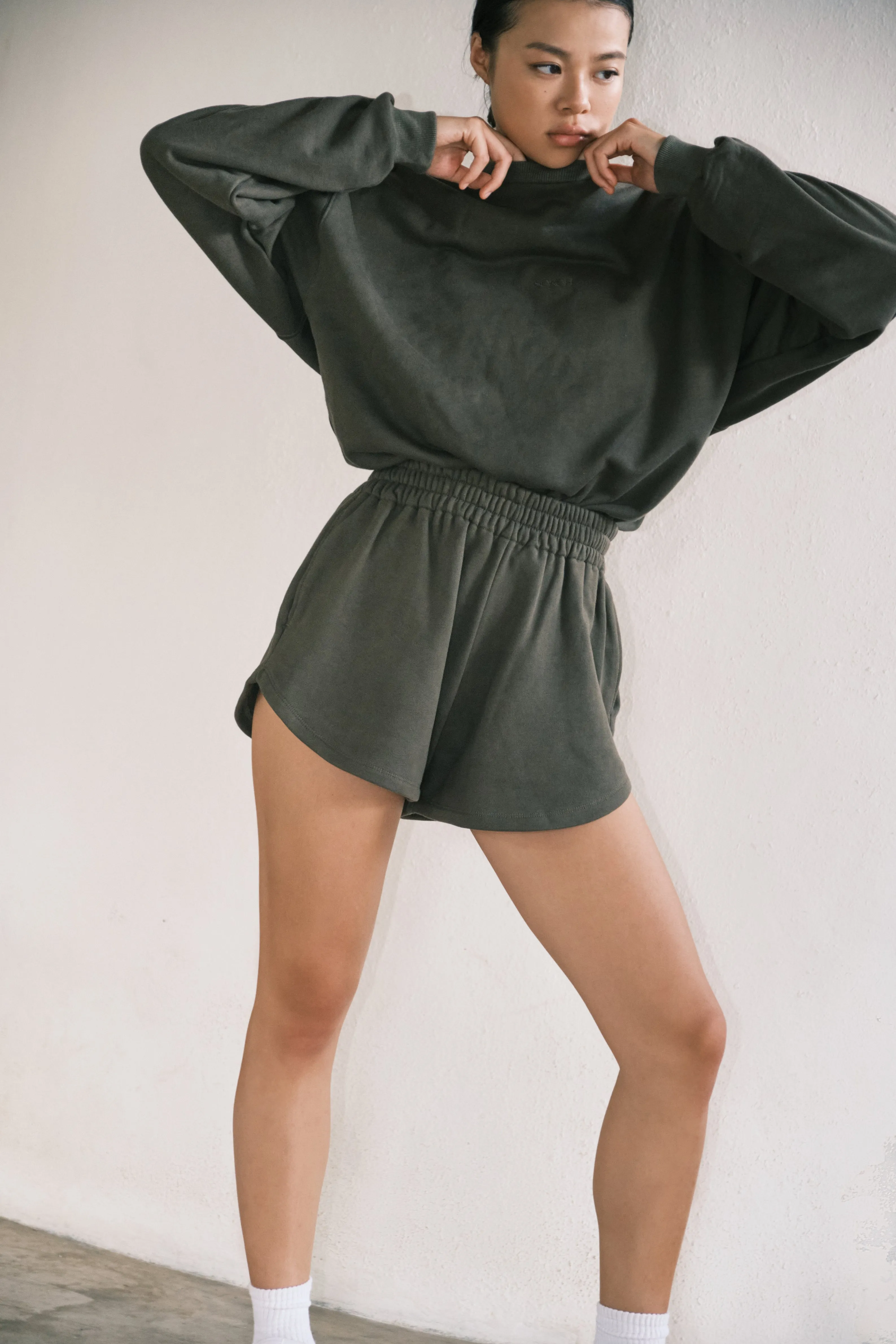 Vintage Crewneck Olive sold by Earthkind product image thumbnail 2