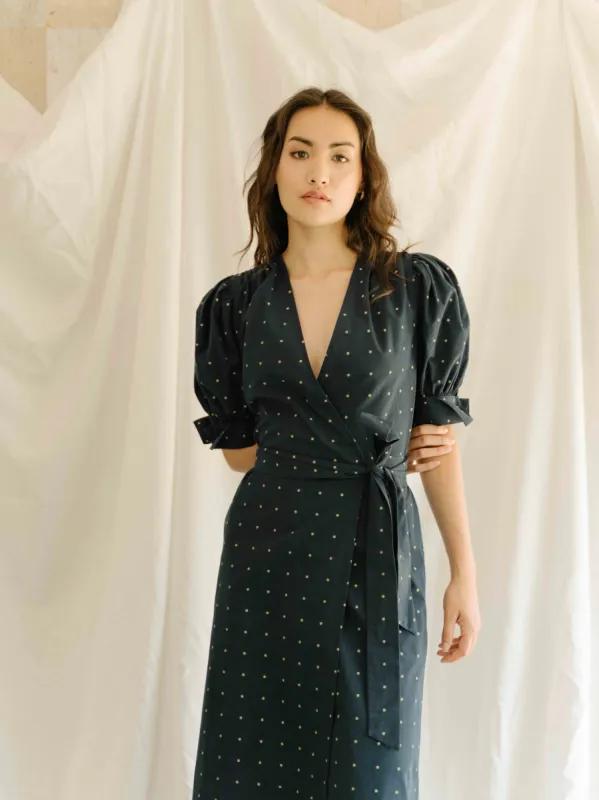 Eleanor Dress Midnight made by Earthkind