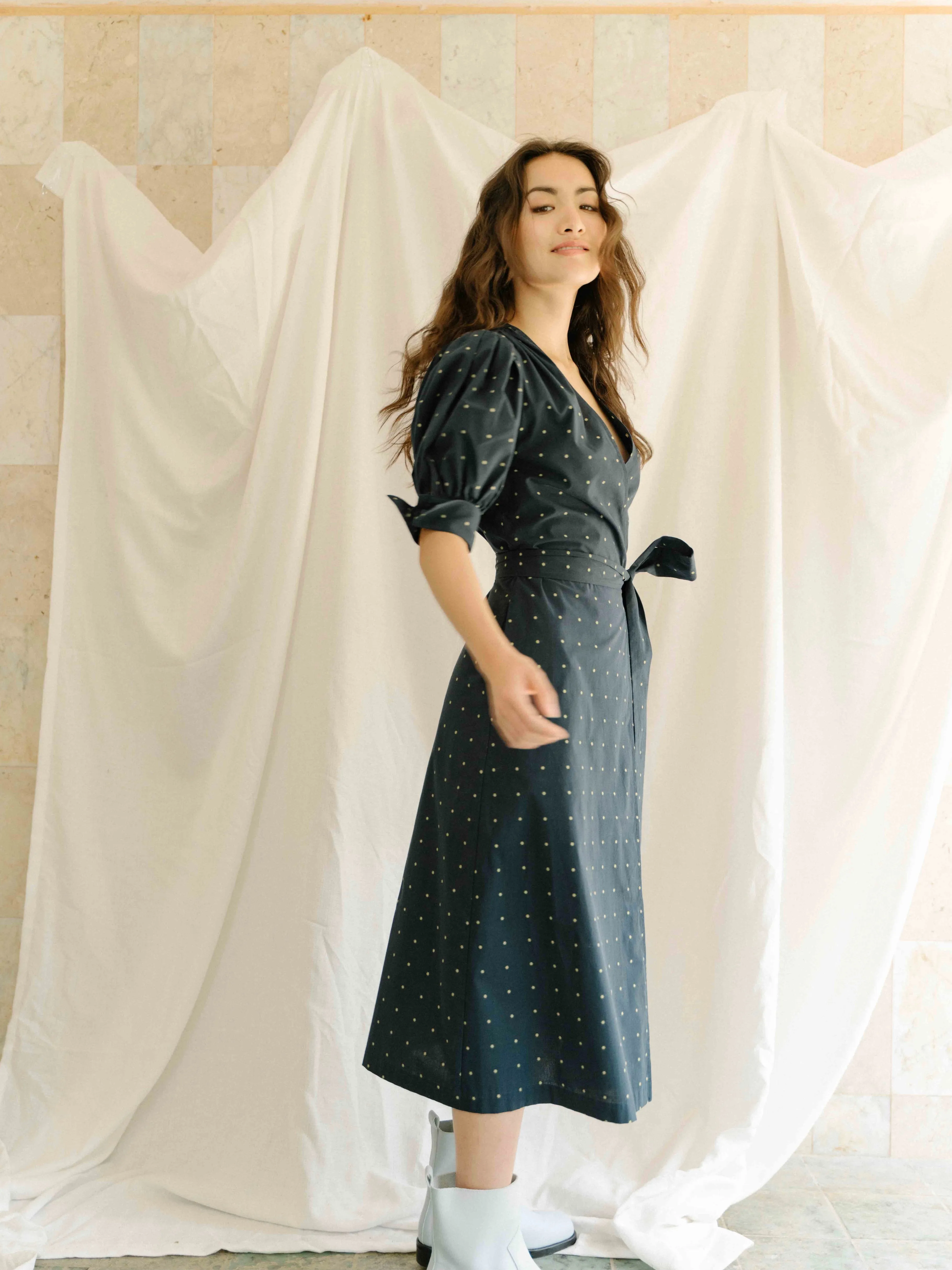 Eleanor Dress Midnight sold by Earthkind product image thumbnail 3