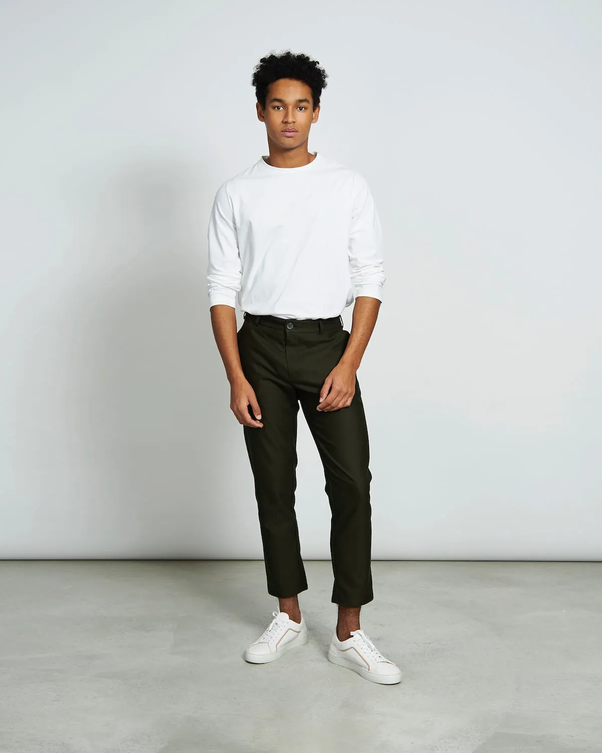 Liam Pants Olive sold by Earthkind