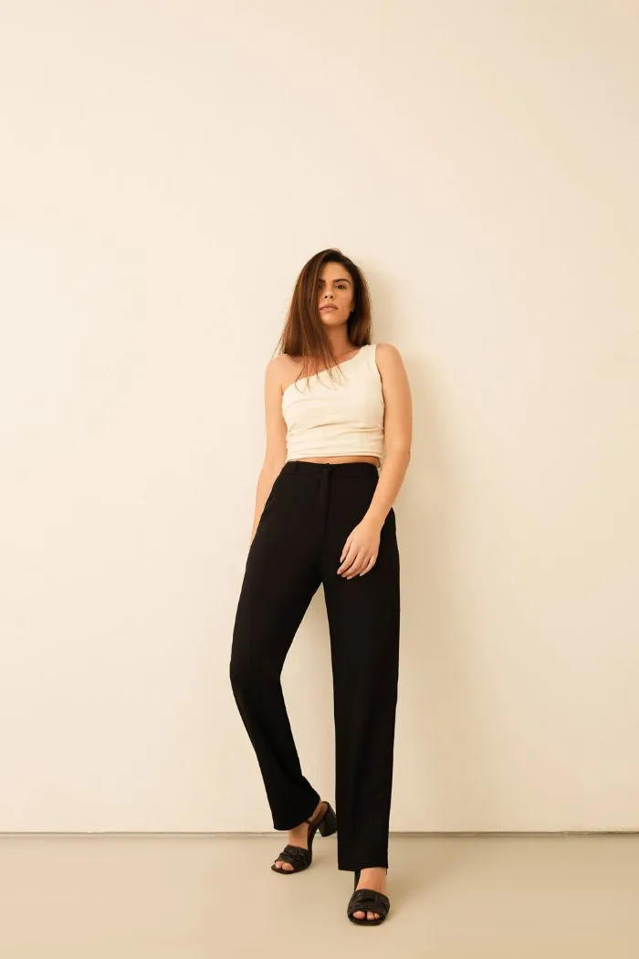 Fluid Tailored Pants Black sold by Earthkind product image thumbnail 3