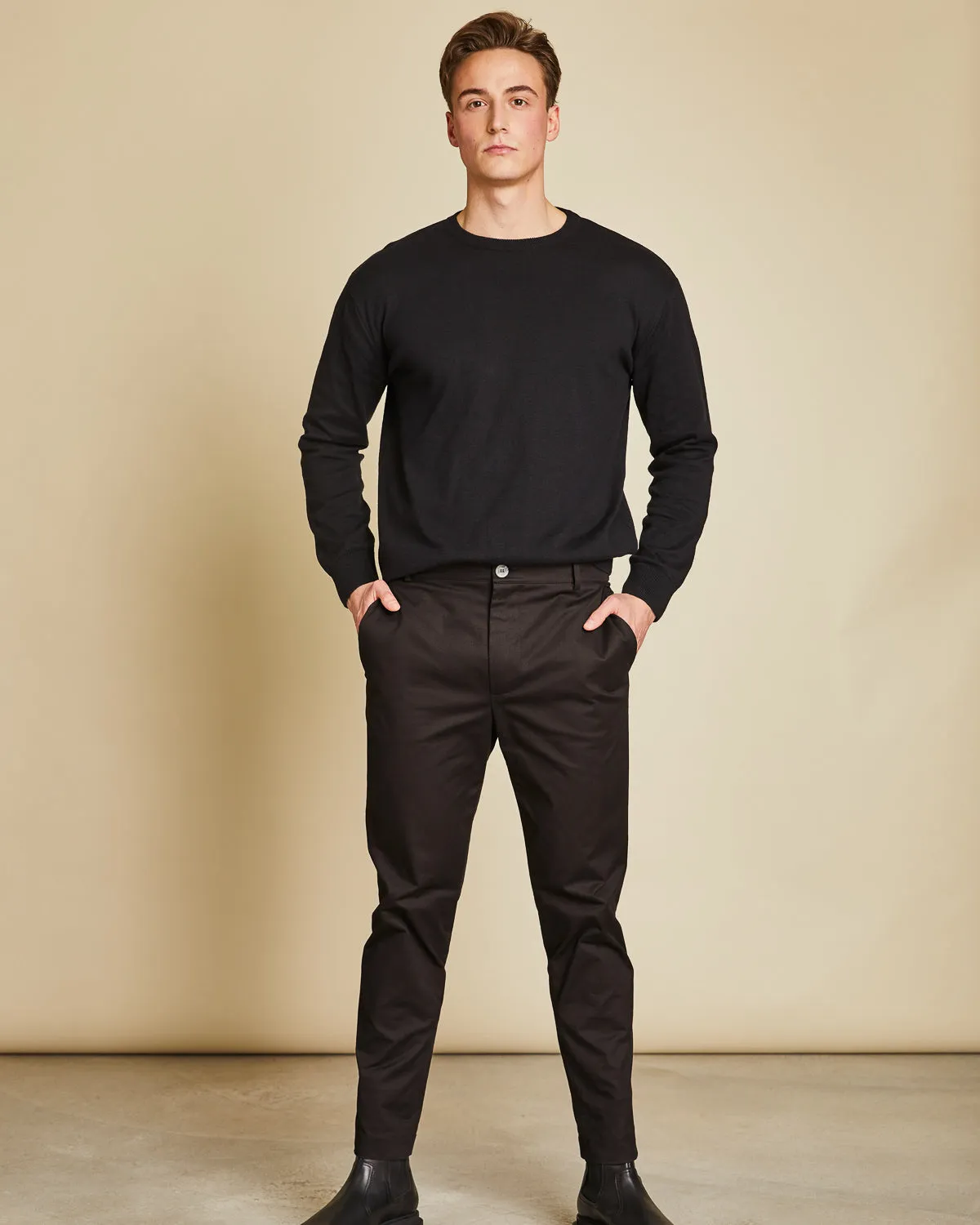 Liam Pants Black sold by Earthkind