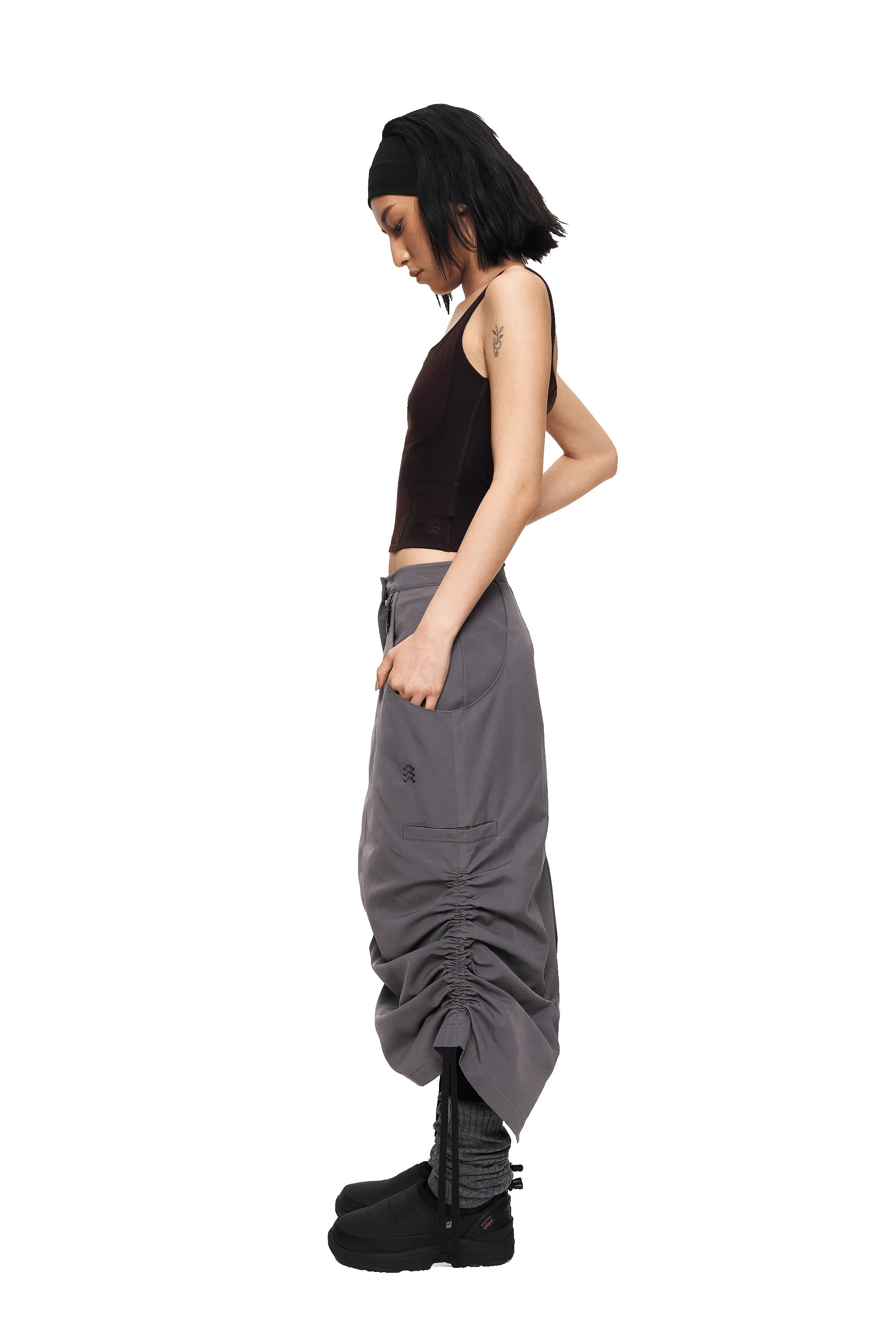 Arc Cargo Skirt - graphite sold by Earthkind product image thumbnail 4
