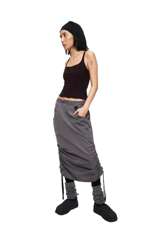 Arc Cargo Skirt - graphite sold by Earthkind