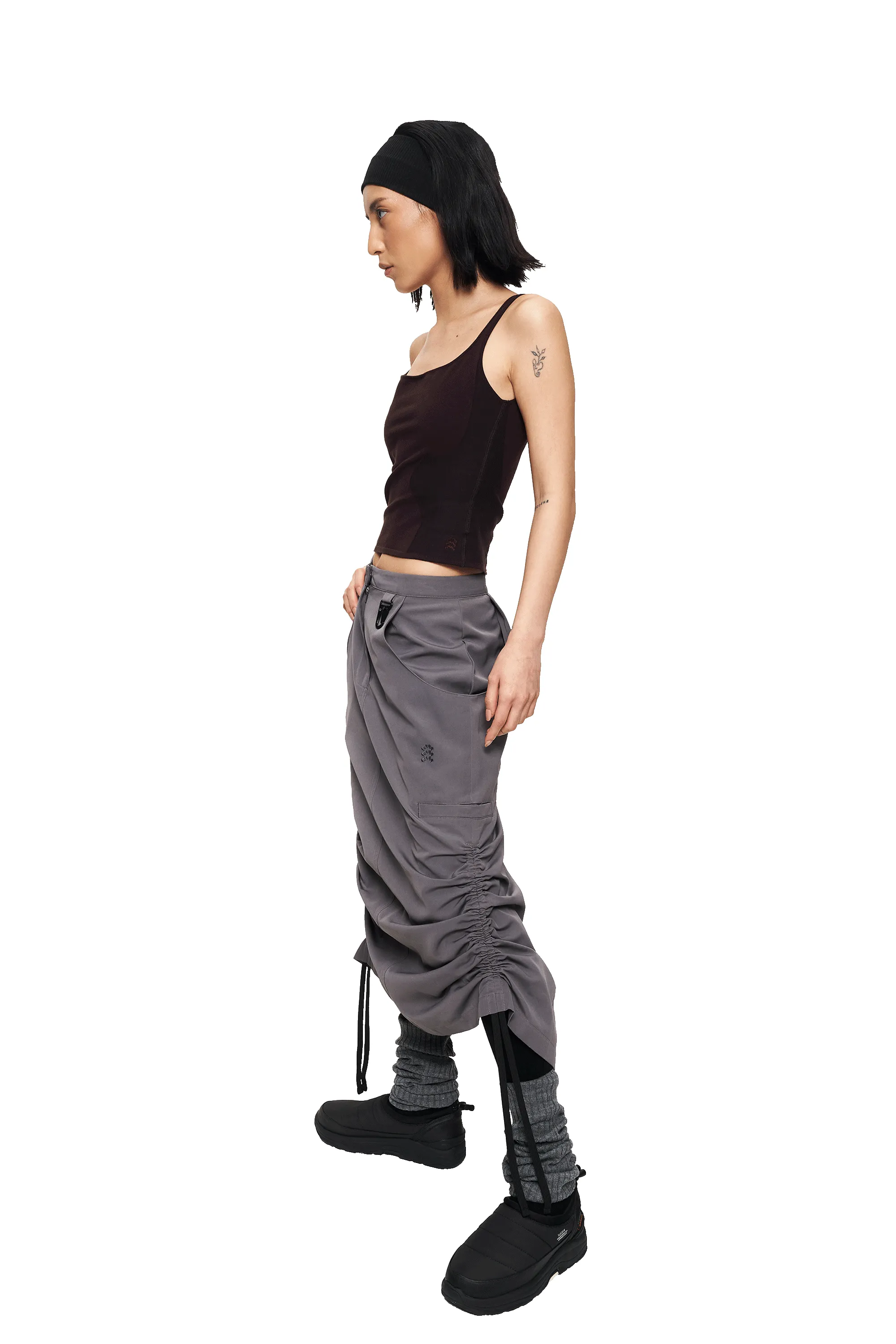 Arc Cargo Skirt - graphite sold by Earthkind product image thumbnail 2