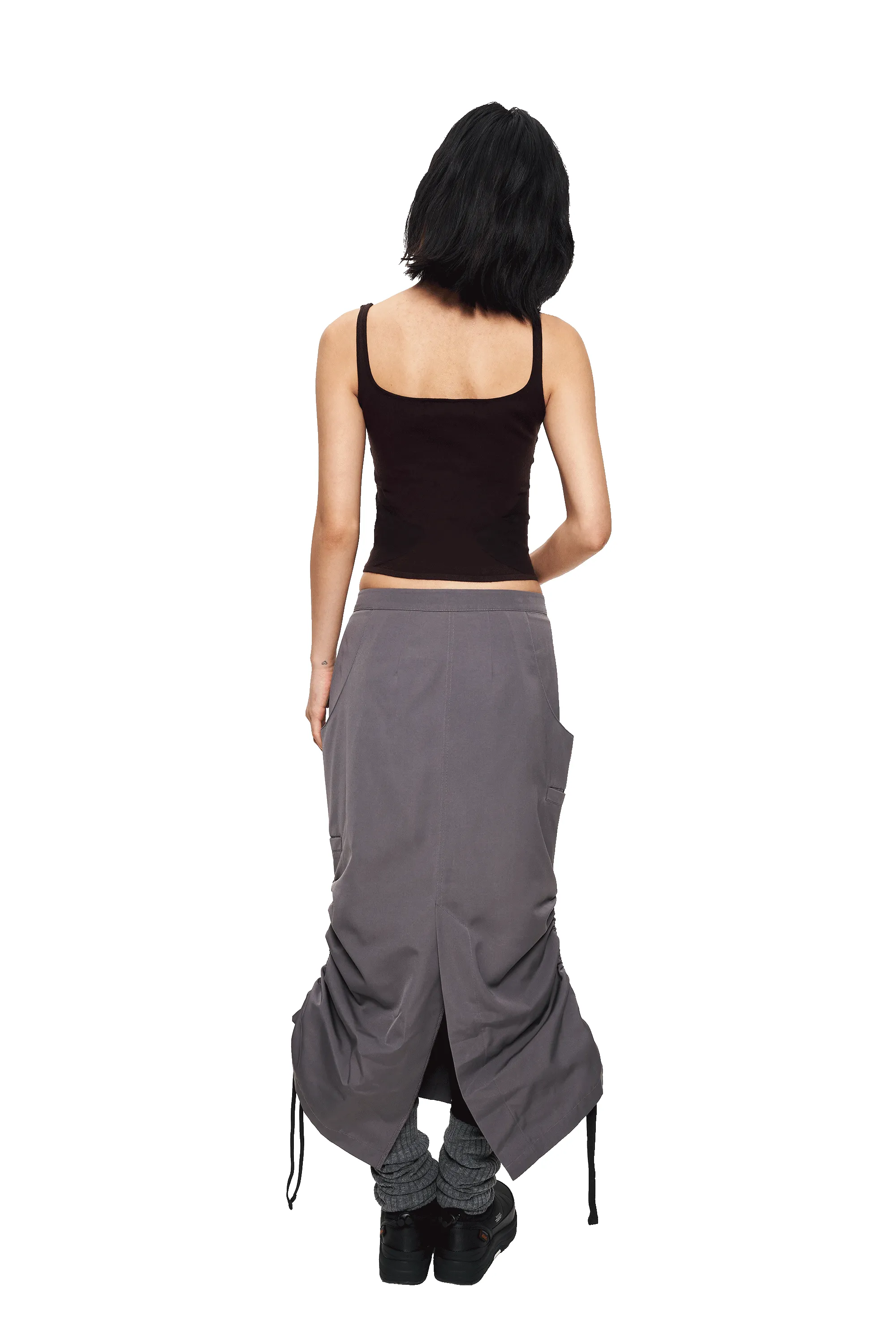 Arc Cargo Skirt - graphite sold by Earthkind product image thumbnail 3