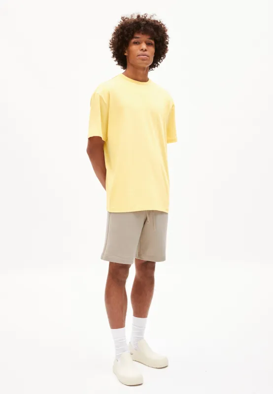 MAARCEL Sweat Shorts Light Desert sold by Earthkind