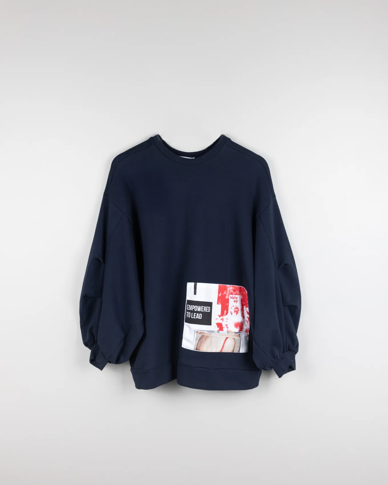 Organic Cotton Oversized Jumper Navy sold by Earthkind product image thumbnail 2