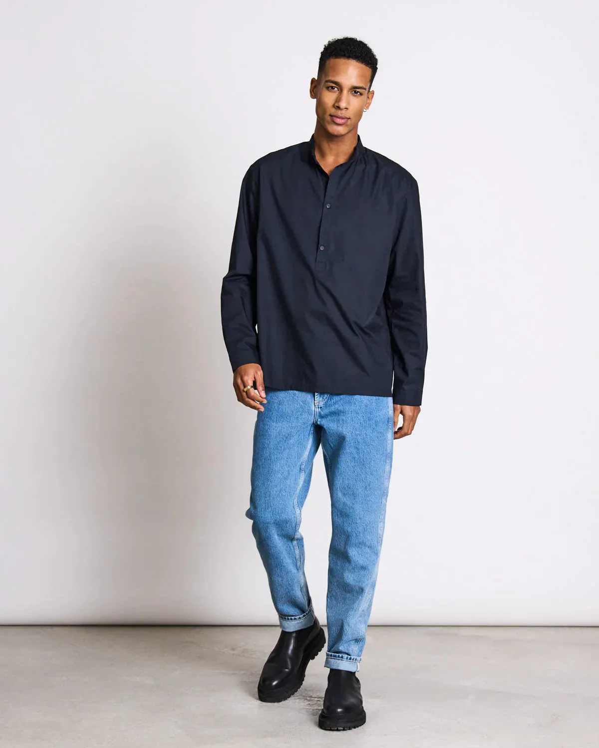 Arum Organic Cotton Shirt Black sold by Earthkind product image thumbnail 3