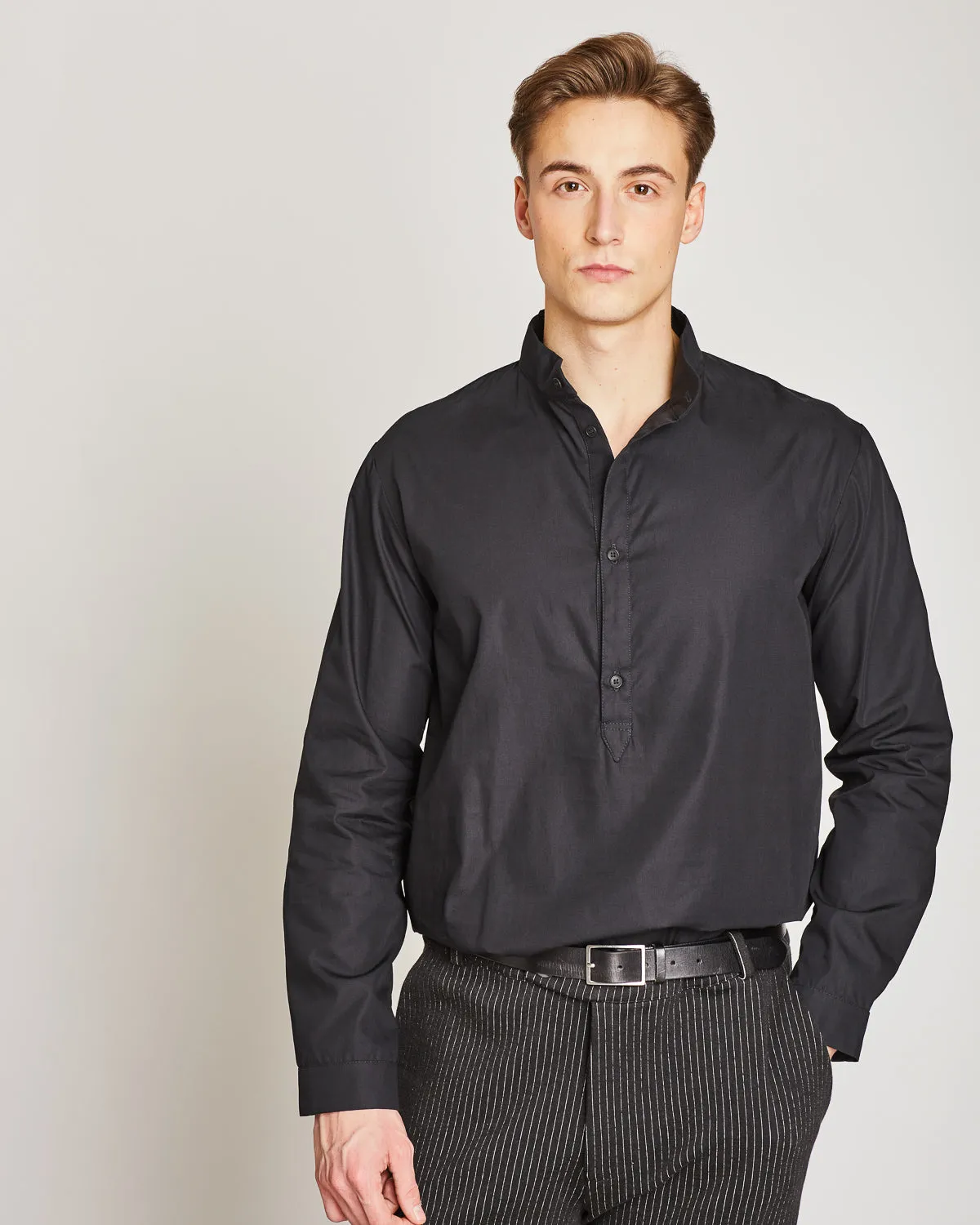 Arum Organic Cotton Shirt Black sold by Earthkind