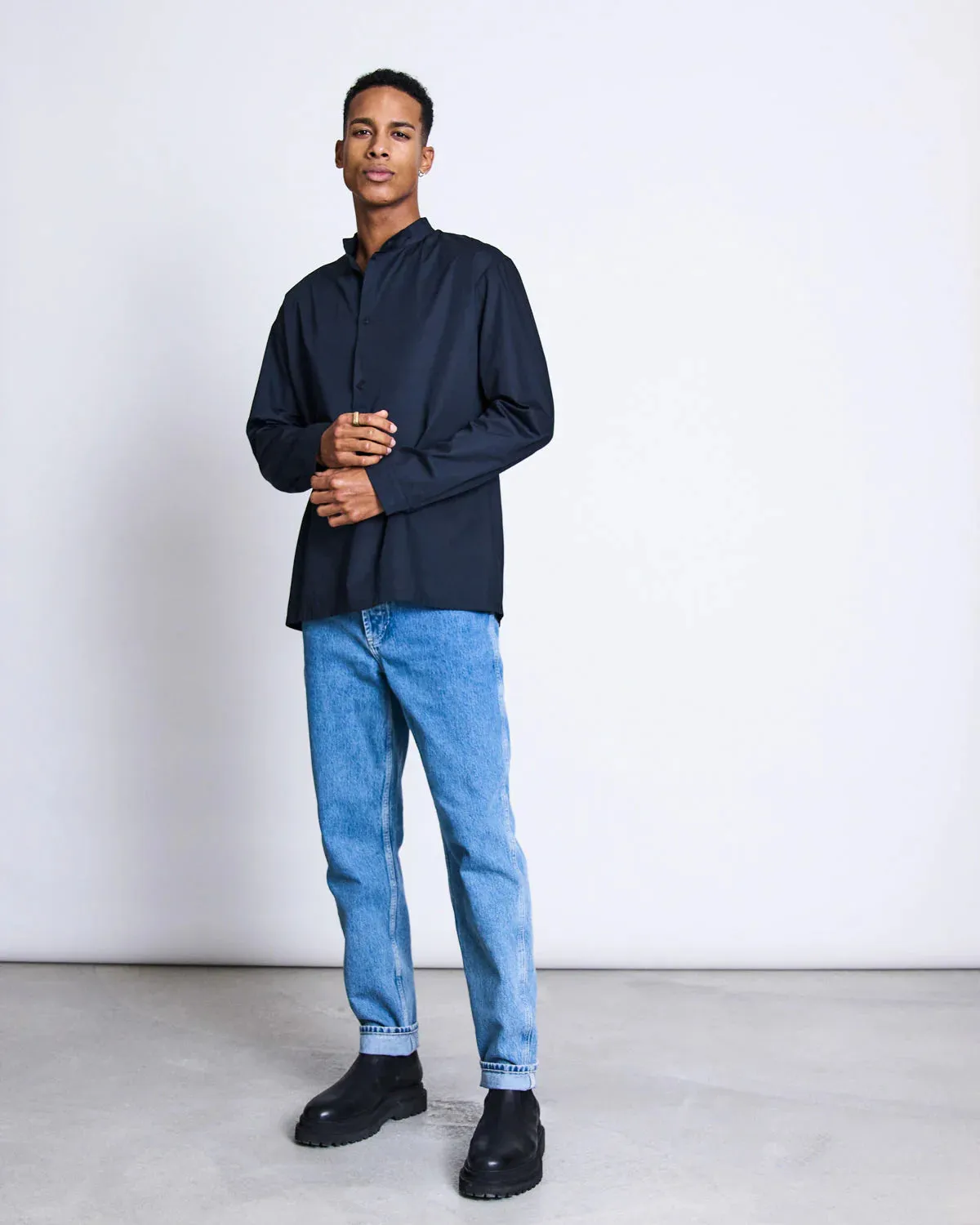 Arum Organic Cotton Shirt Black sold by Earthkind product image thumbnail 2