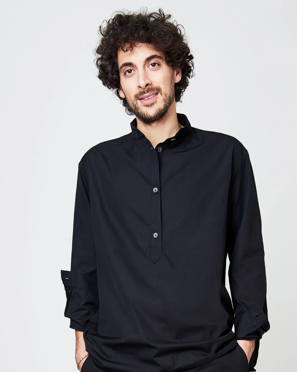 Arum Organic Cotton Shirt Black sold by Earthkind product image thumbnail 4