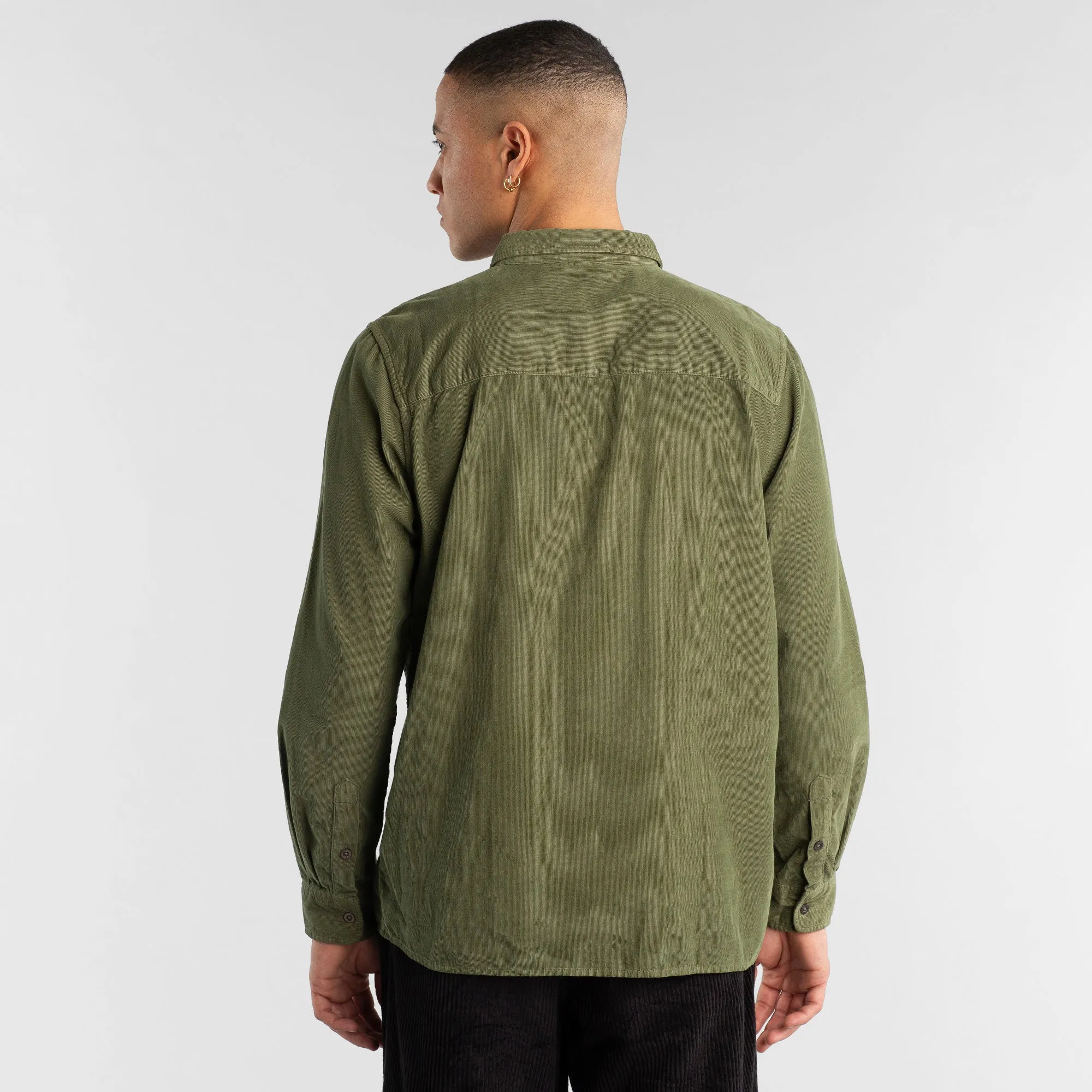 Varberg Corduroy Shirt Leaf Green sold by Earthkind product image thumbnail 2