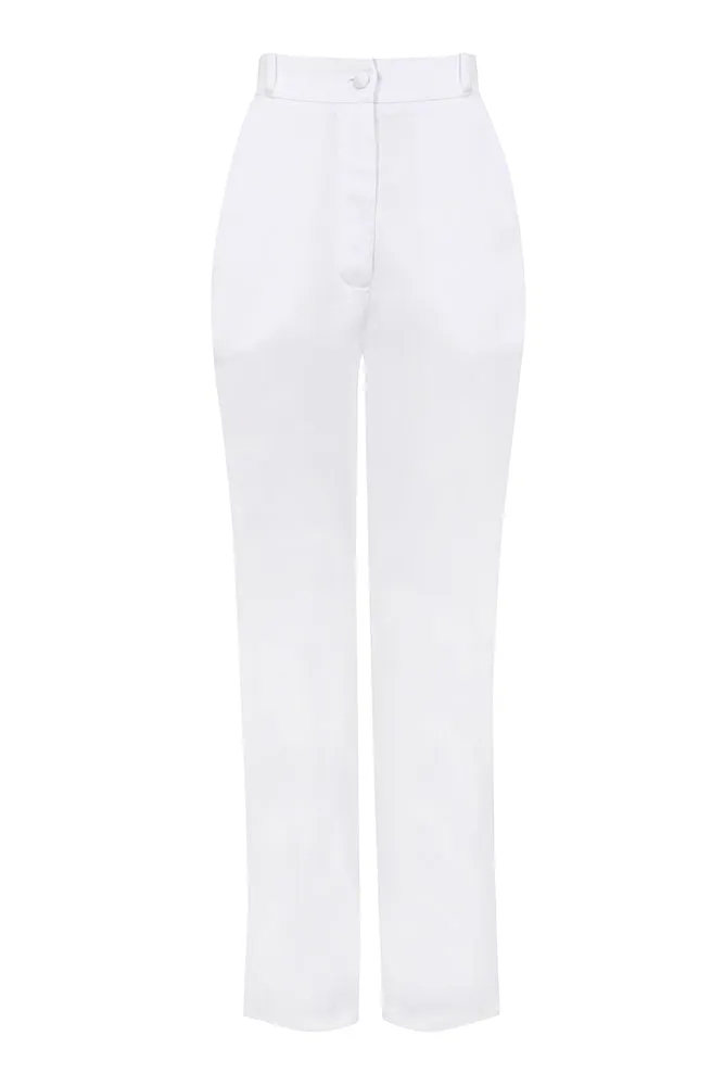 Fluid Tailored Pants White sold by Earthkind product image thumbnail 5