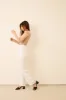 Fluid Tailored Pants White sold by Earthkind