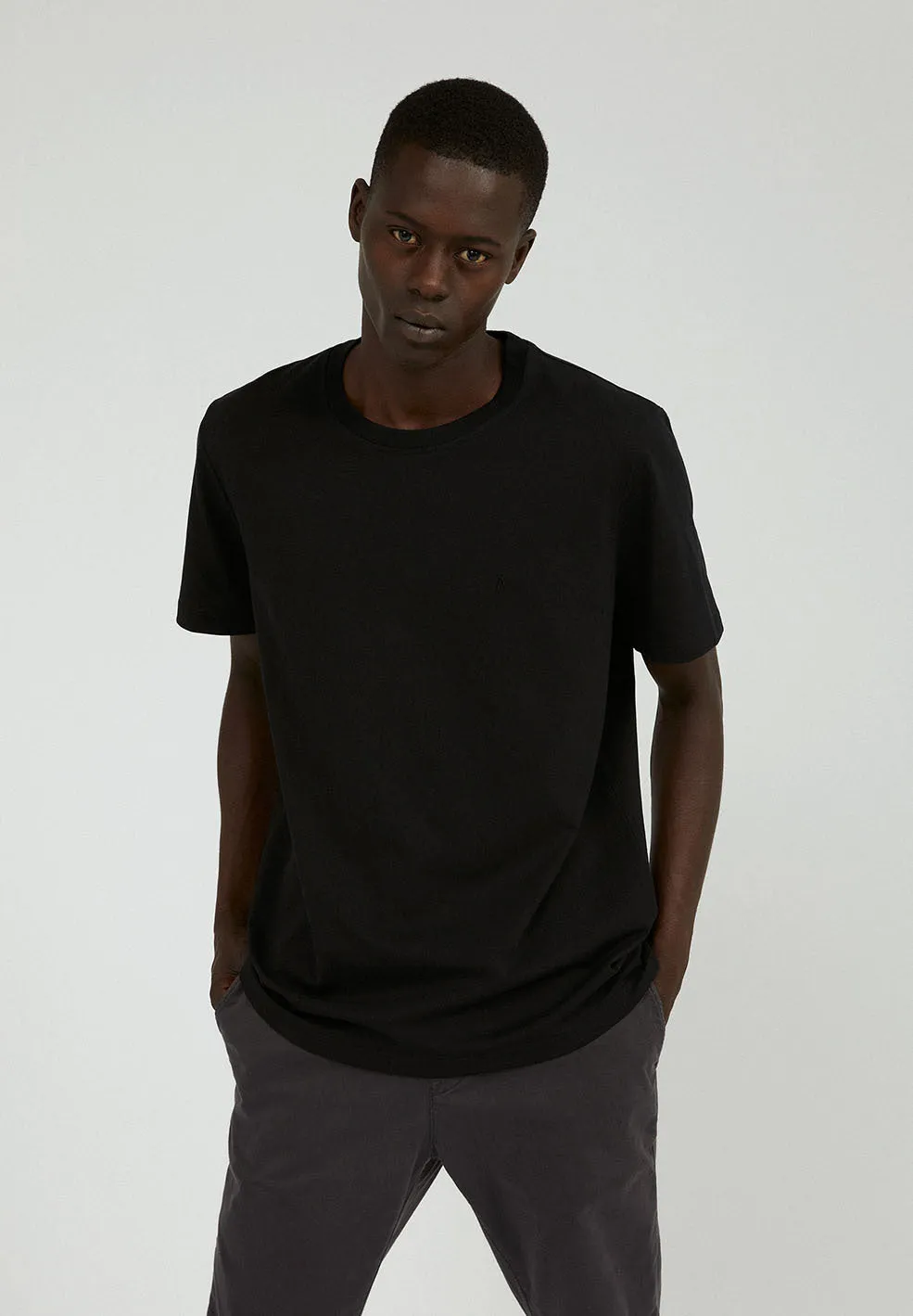 AADO Organic Cotton Tee Black sold by Earthkind