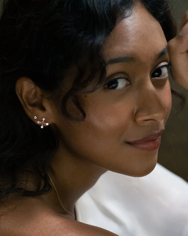 CZ Stud Earrings sold by Earthkind product image thumbnail 2