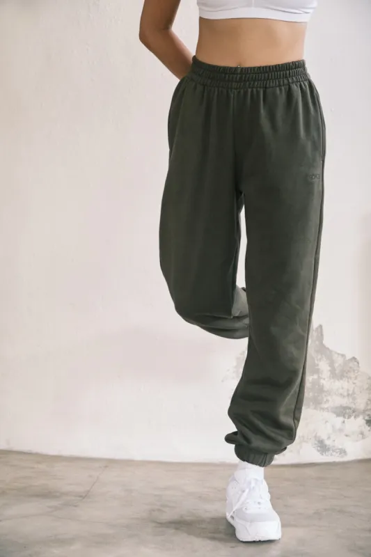 Vintage Trackpants Olive sold by Earthkind