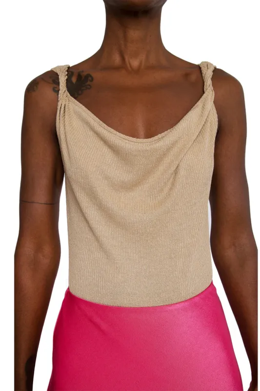 Cecilia Bodysuit - camel made by Earthkind