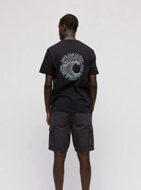 AADO Save Our Ocean T-shirt Black sold by Earthkind