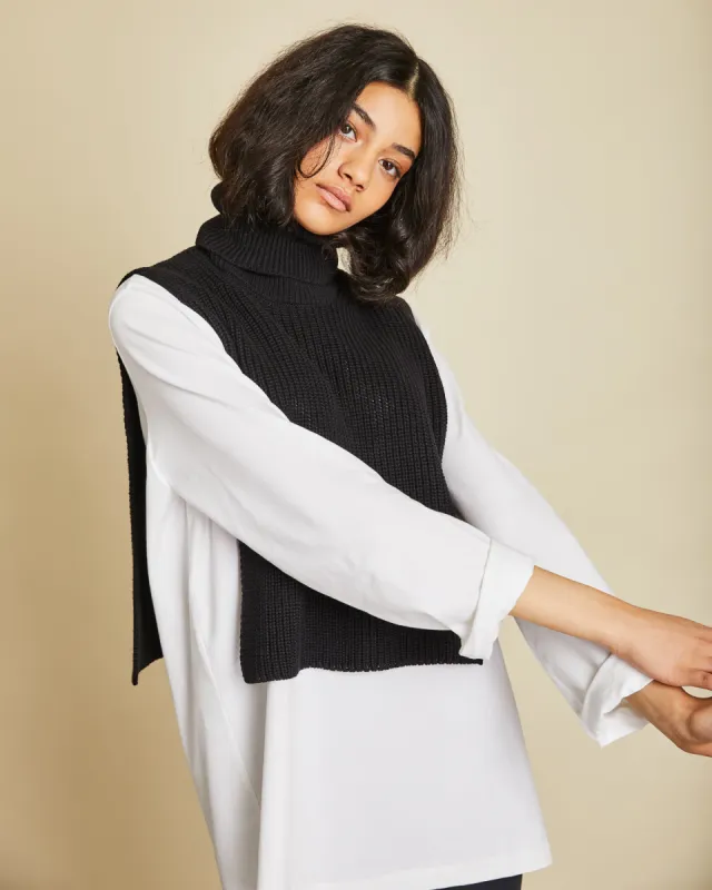 Tuuva Fake Turtleneck Black sold by Earthkind