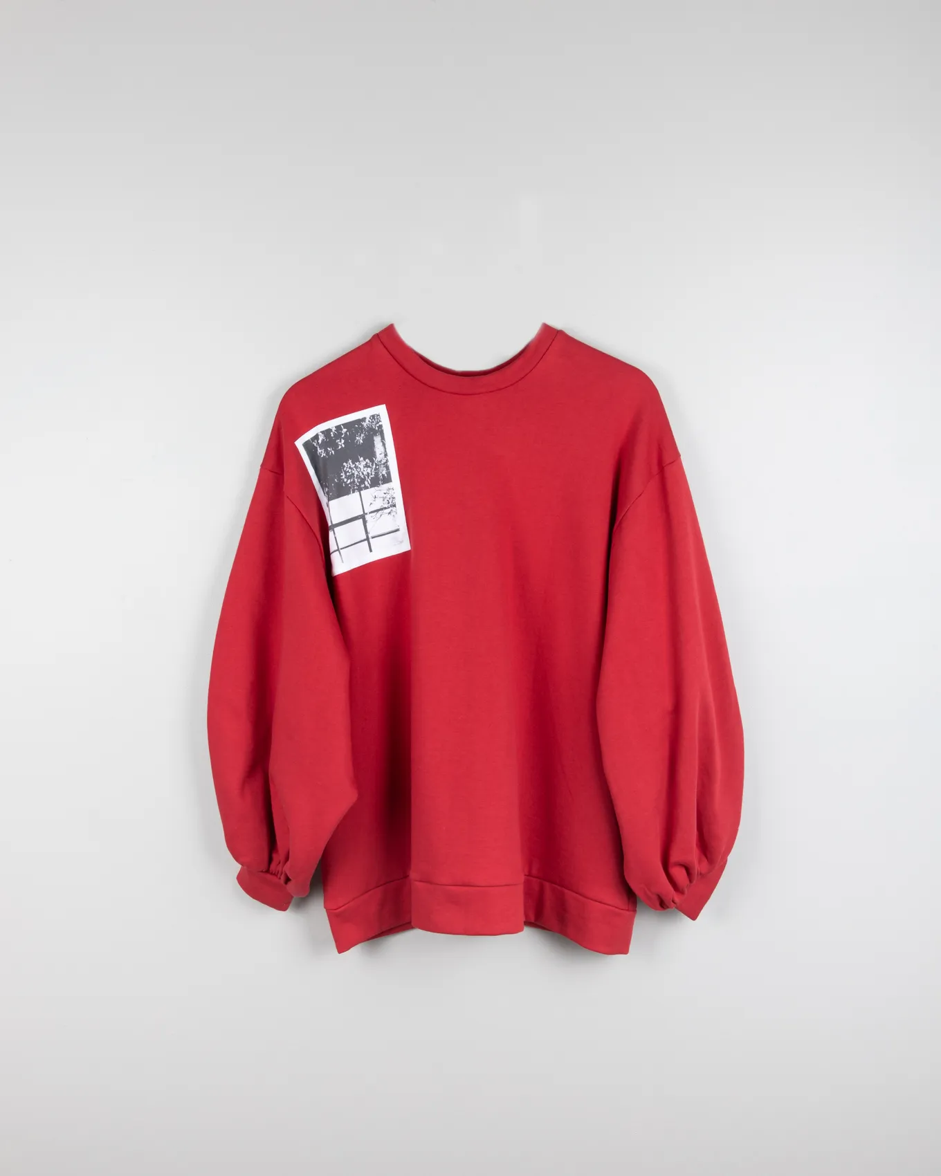 Organic Cotton Oversized Jumper Red sold by Earthkind product image thumbnail 3