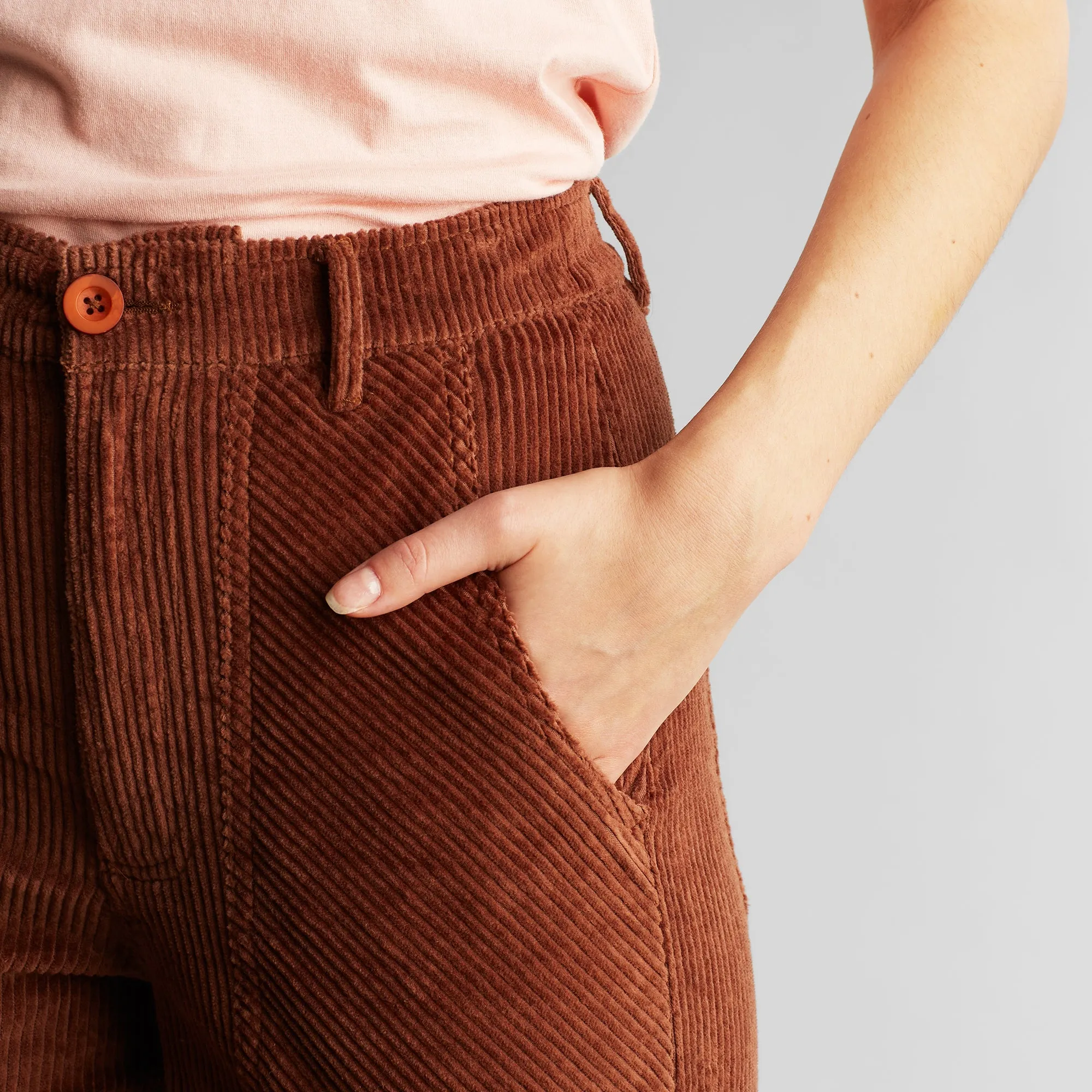 Workwear Pants Vara Corduroy Brown sold by Earthkind product image thumbnail 5