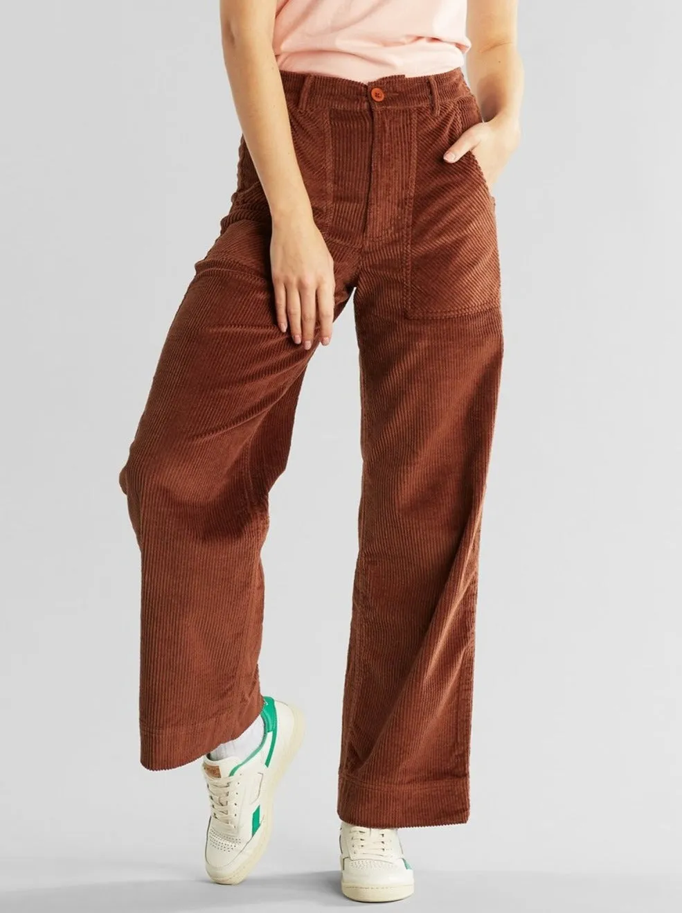 Workwear Pants Vara Corduroy Brown sold by Earthkind product image thumbnail 2