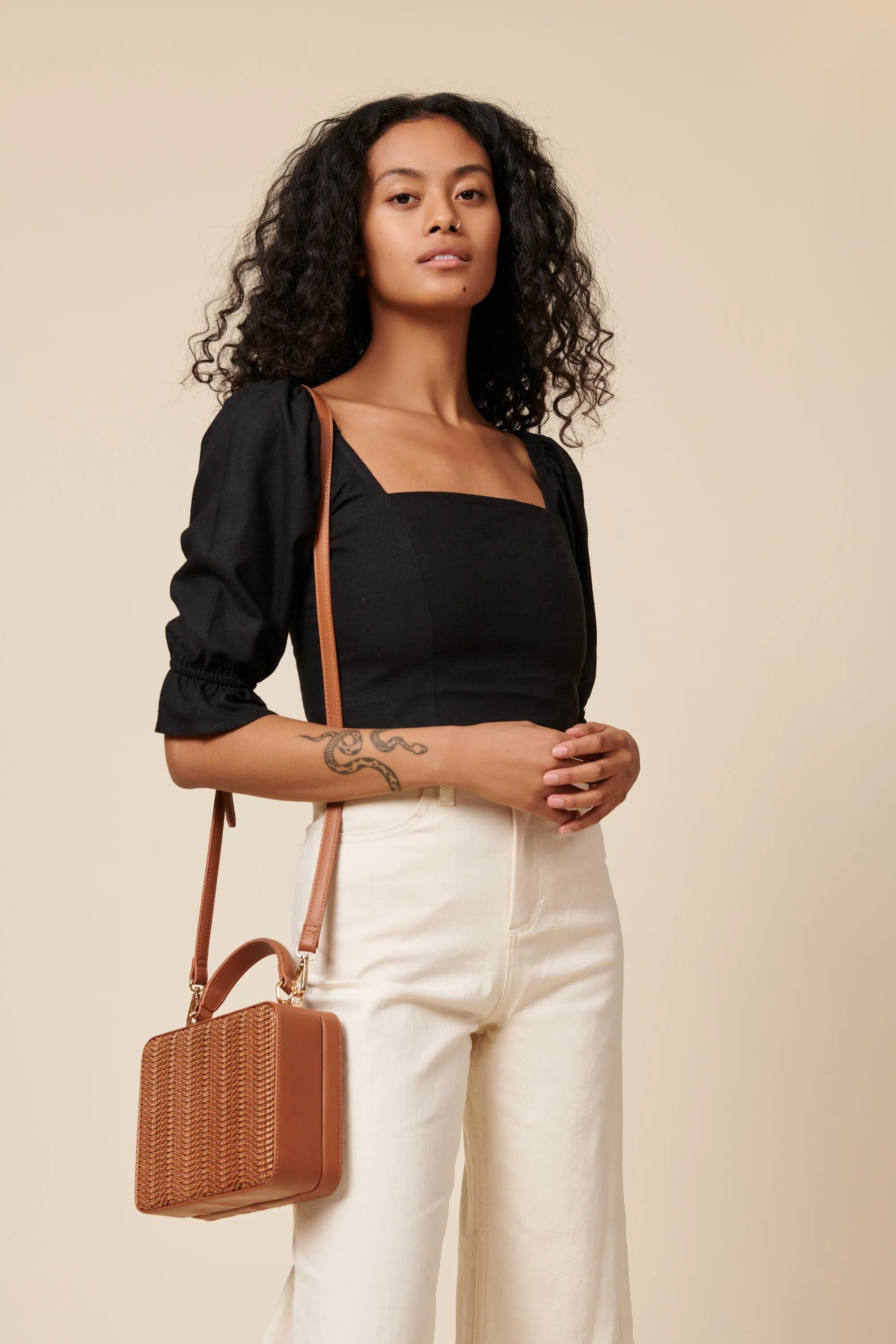 Eden Crop Top Black sold by Earthkind product image thumbnail 4