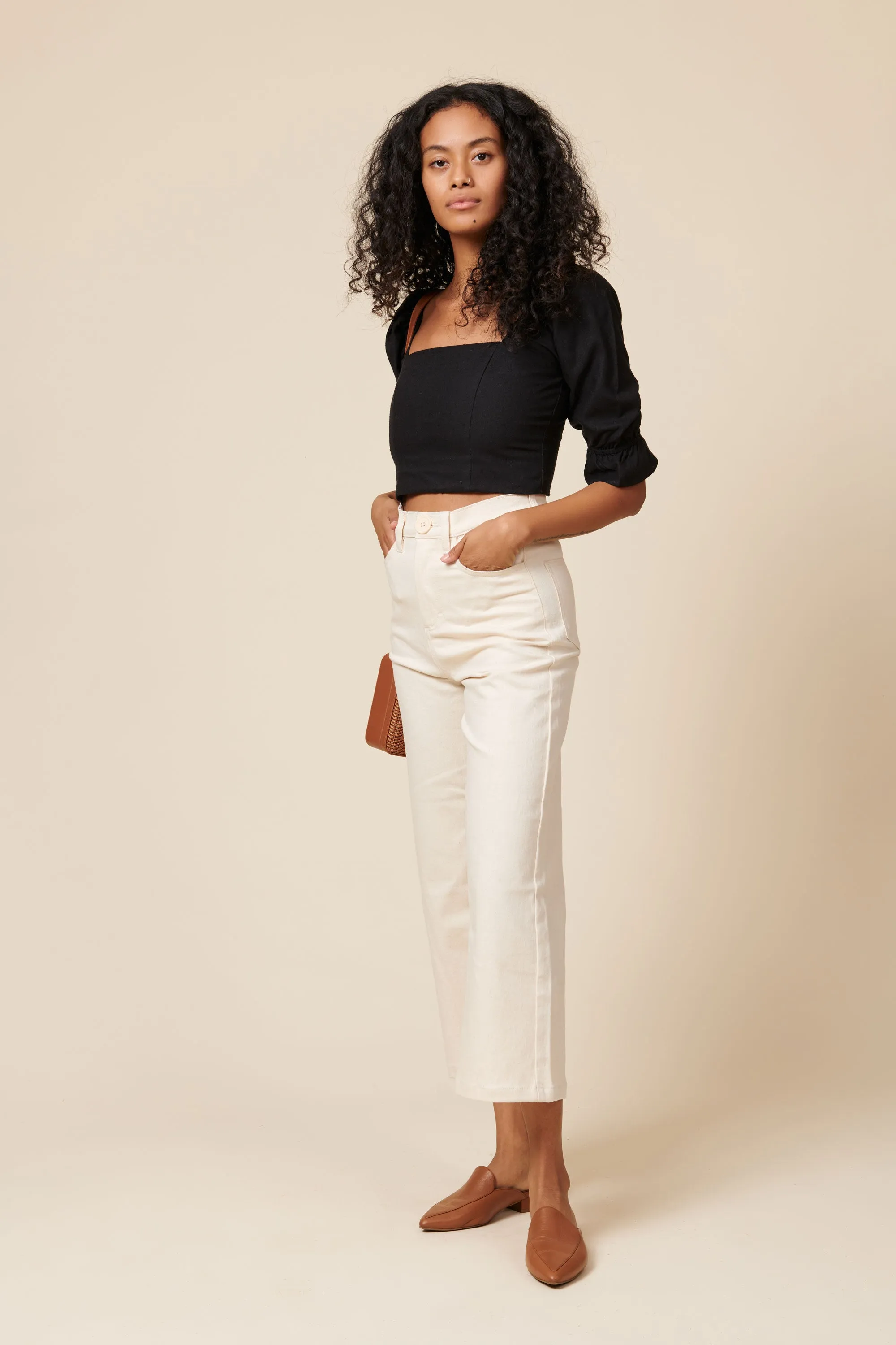 Eden Crop Top Black sold by Earthkind product image thumbnail 2