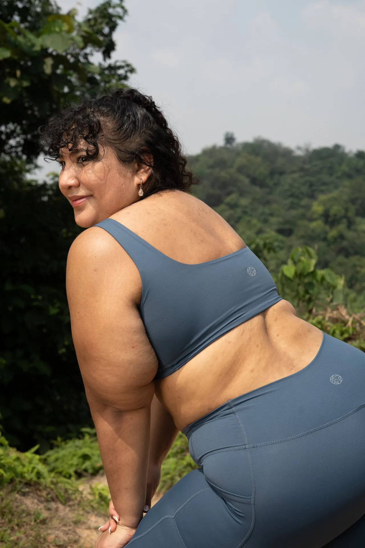 All Day Square Neck Bra - marine sold by Earthkind product image thumbnail 5
