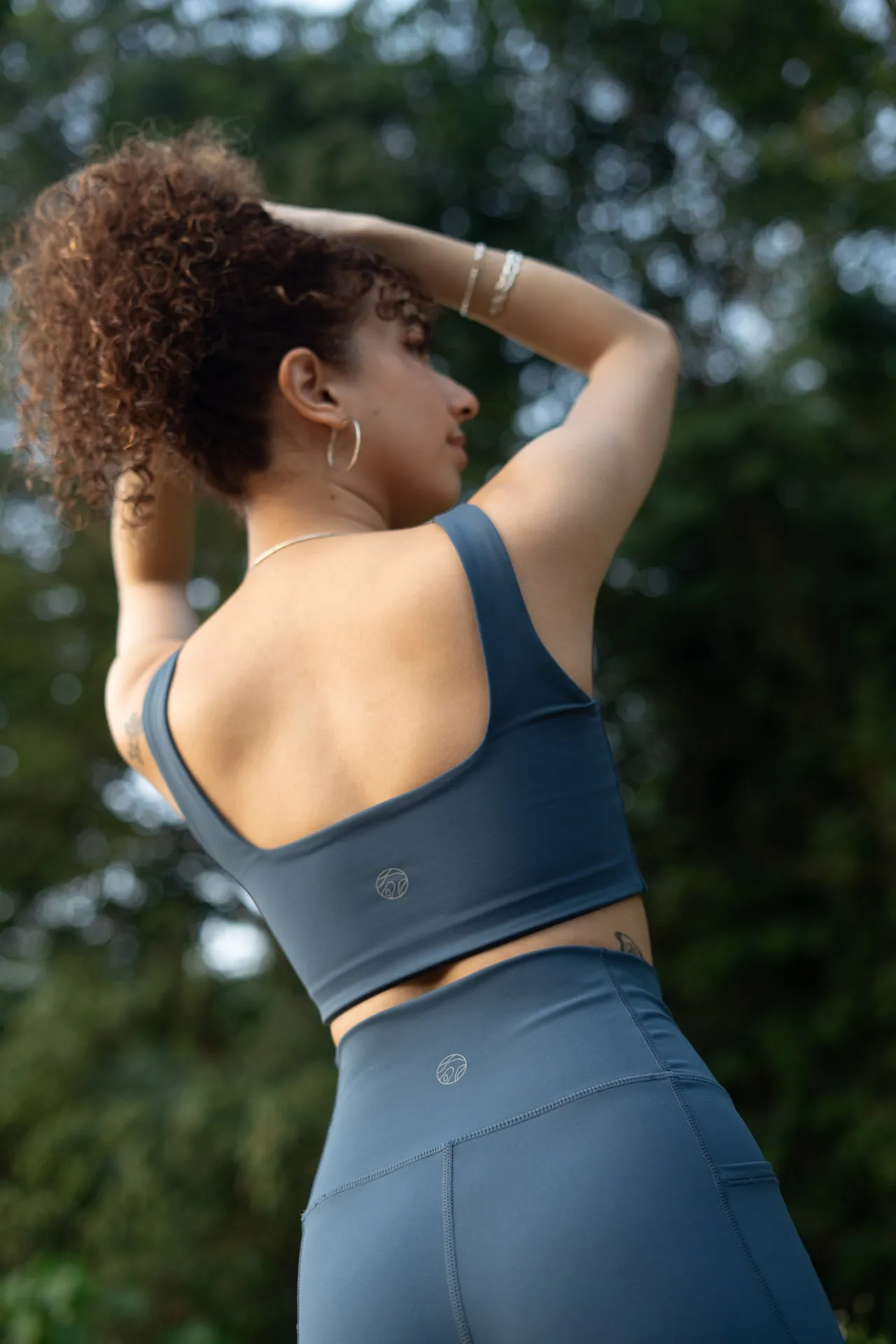 All Day Square Neck Bra - marine sold by Earthkind product image thumbnail 2