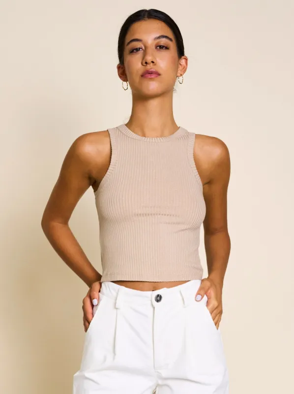 PORTO Lyocell Rib Tank Top sold by Earthkind