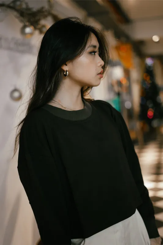 Bamboo Fleece Cropped Sweatshirt sold by Earthkind