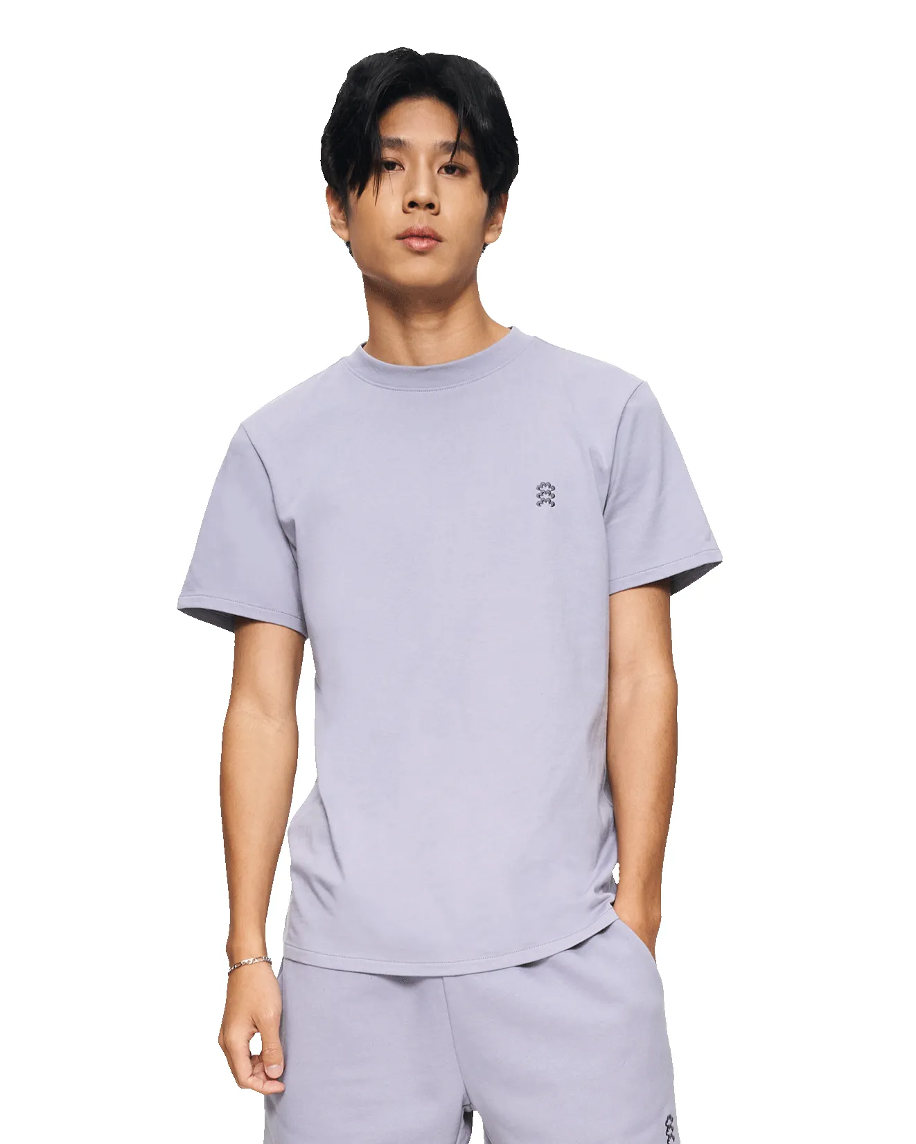 Tonal Logo Tee - slate sold by Earthkind