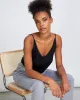Triangle Flow Slip Top Black sold by Earthkind