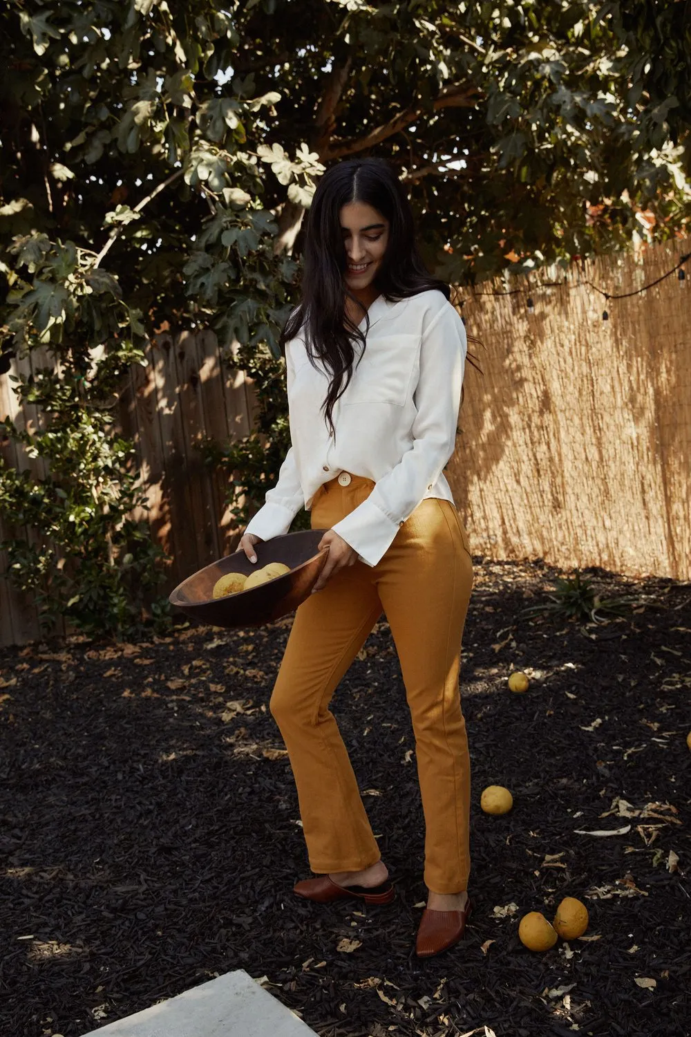 Maya Shiny Tencel™ Button Up sold by Earthkind product image thumbnail 4