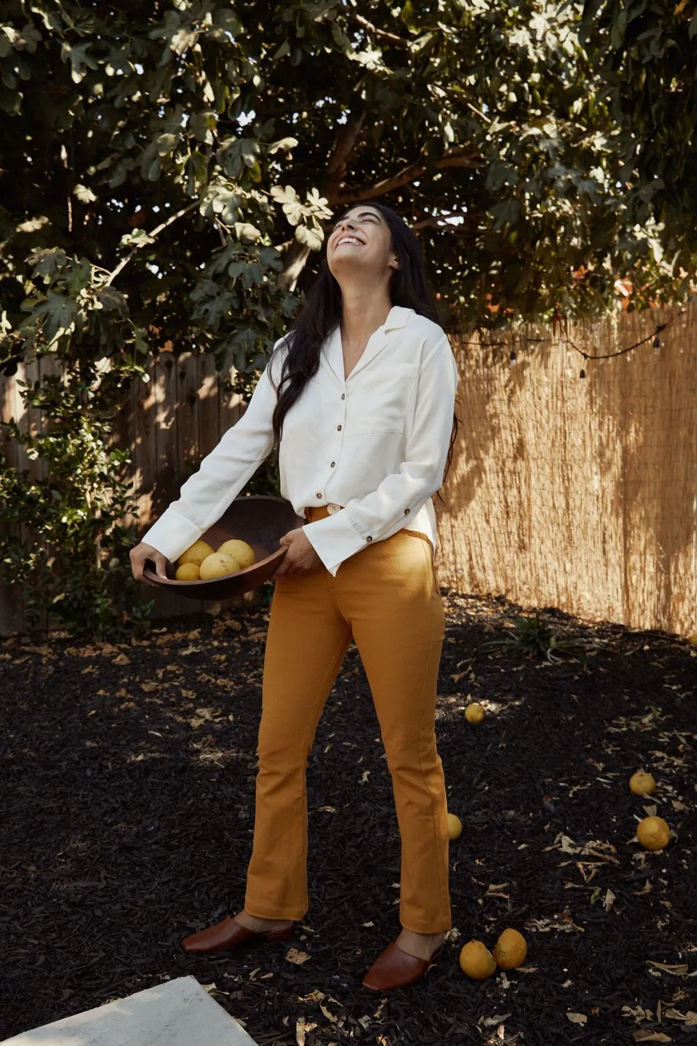 Maya Shiny Tencel™ Button Up sold by Earthkind product image thumbnail 5