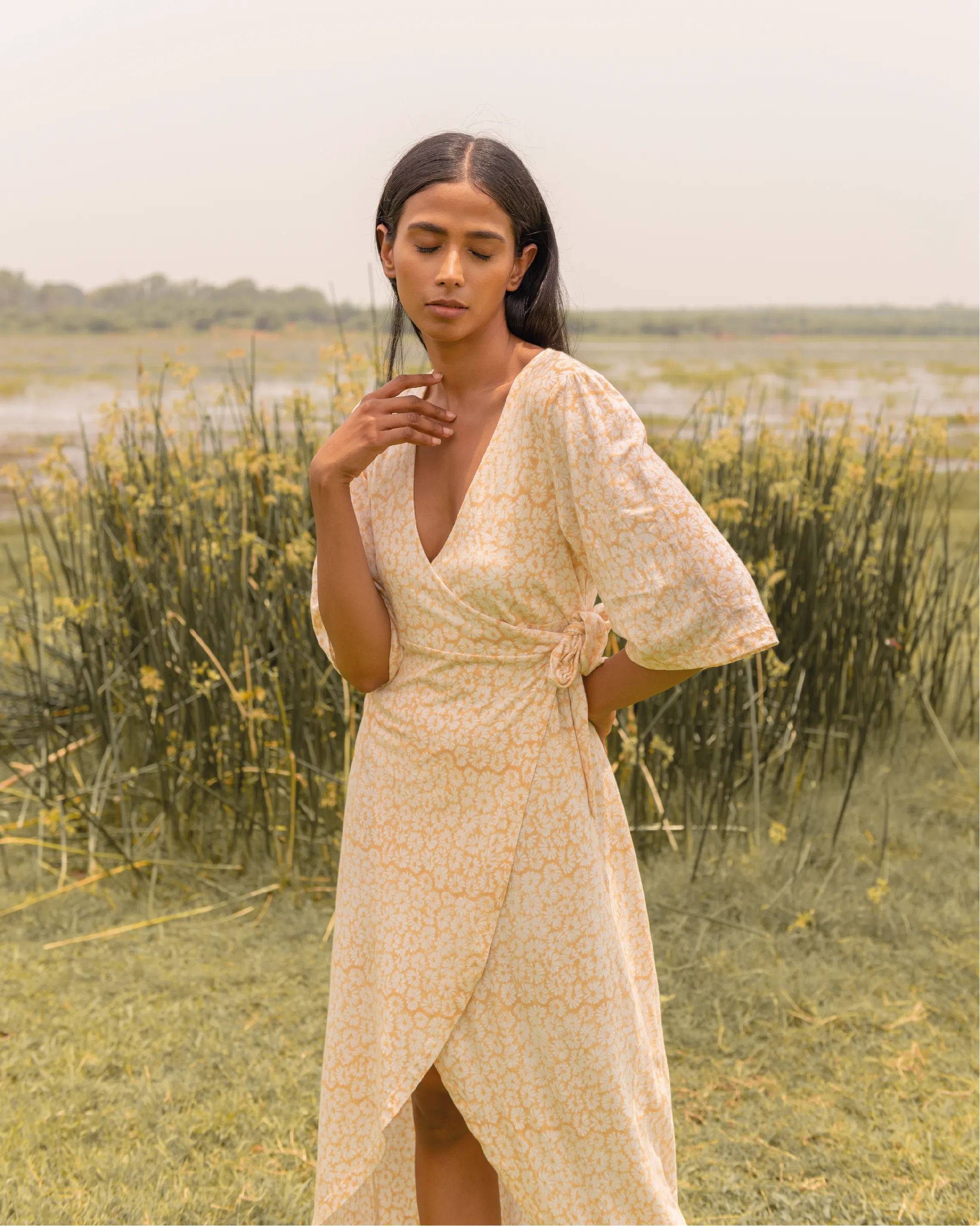 Sunshine Wrap Dress sold by Earthkind product image thumbnail 4