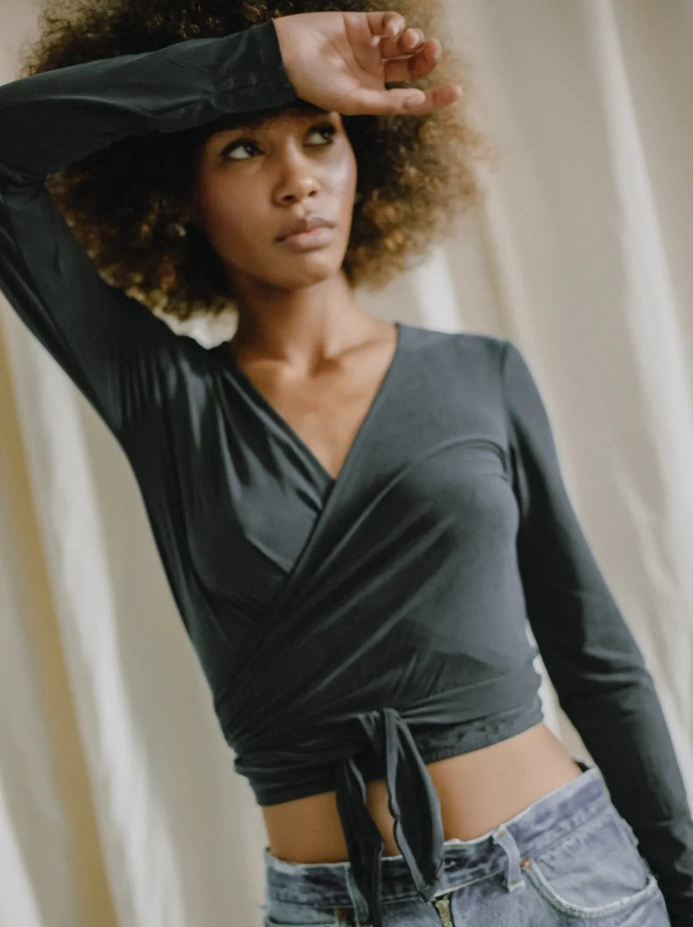 3-Way Wrap Top sold by Earthkind