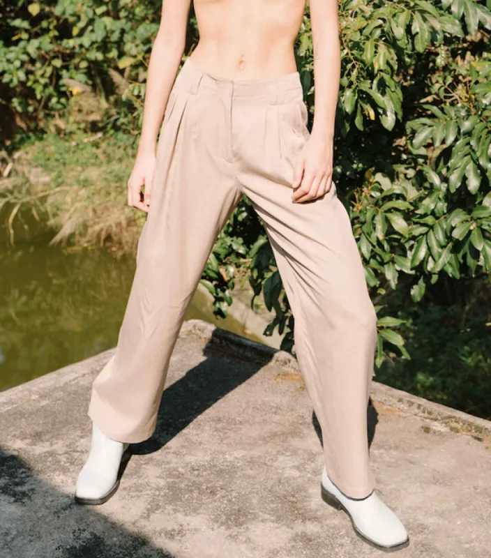 Louise Pants Almond made by Earthkind