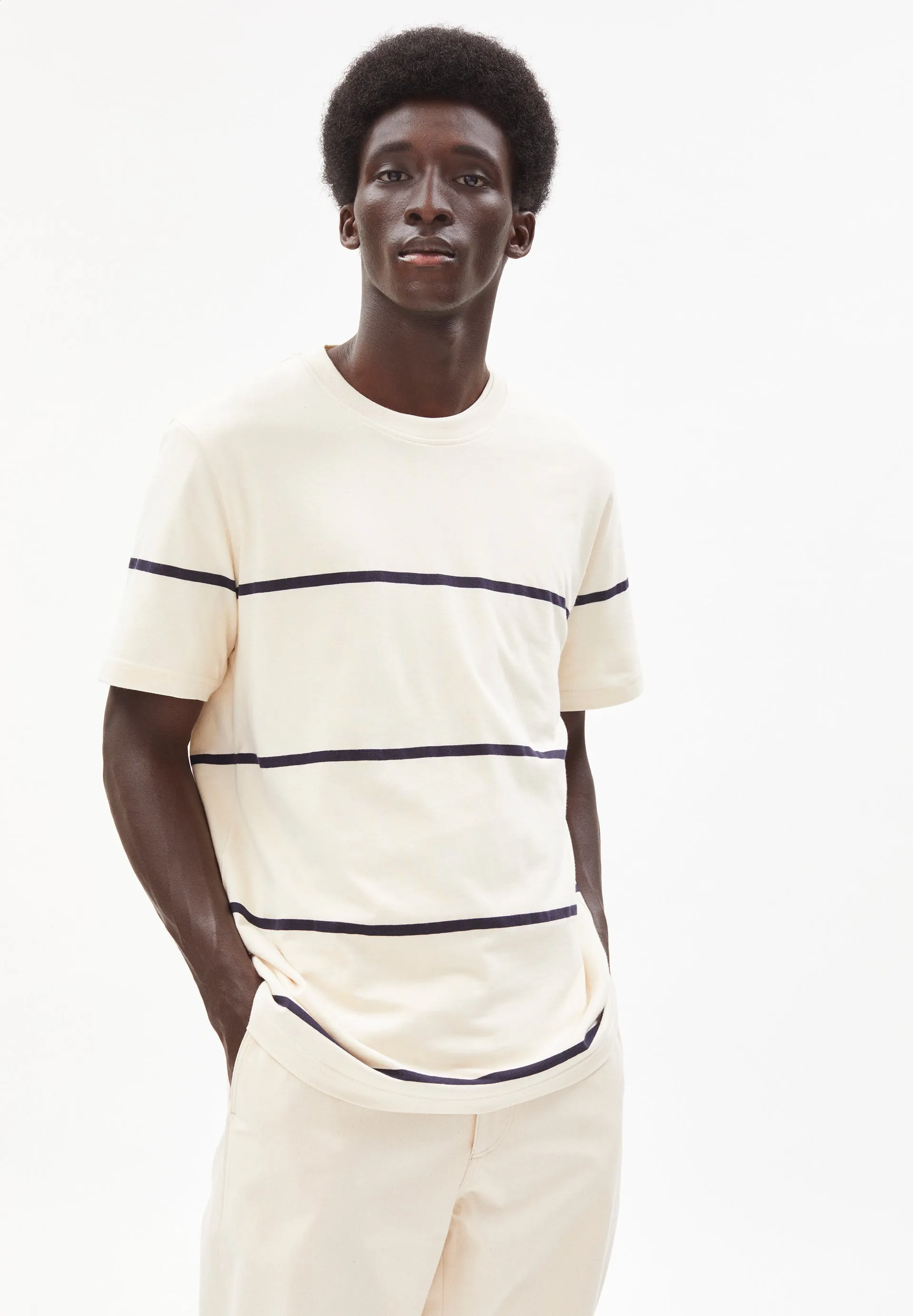 AADO Stripes Tee sold by Earthkind product image thumbnail 3