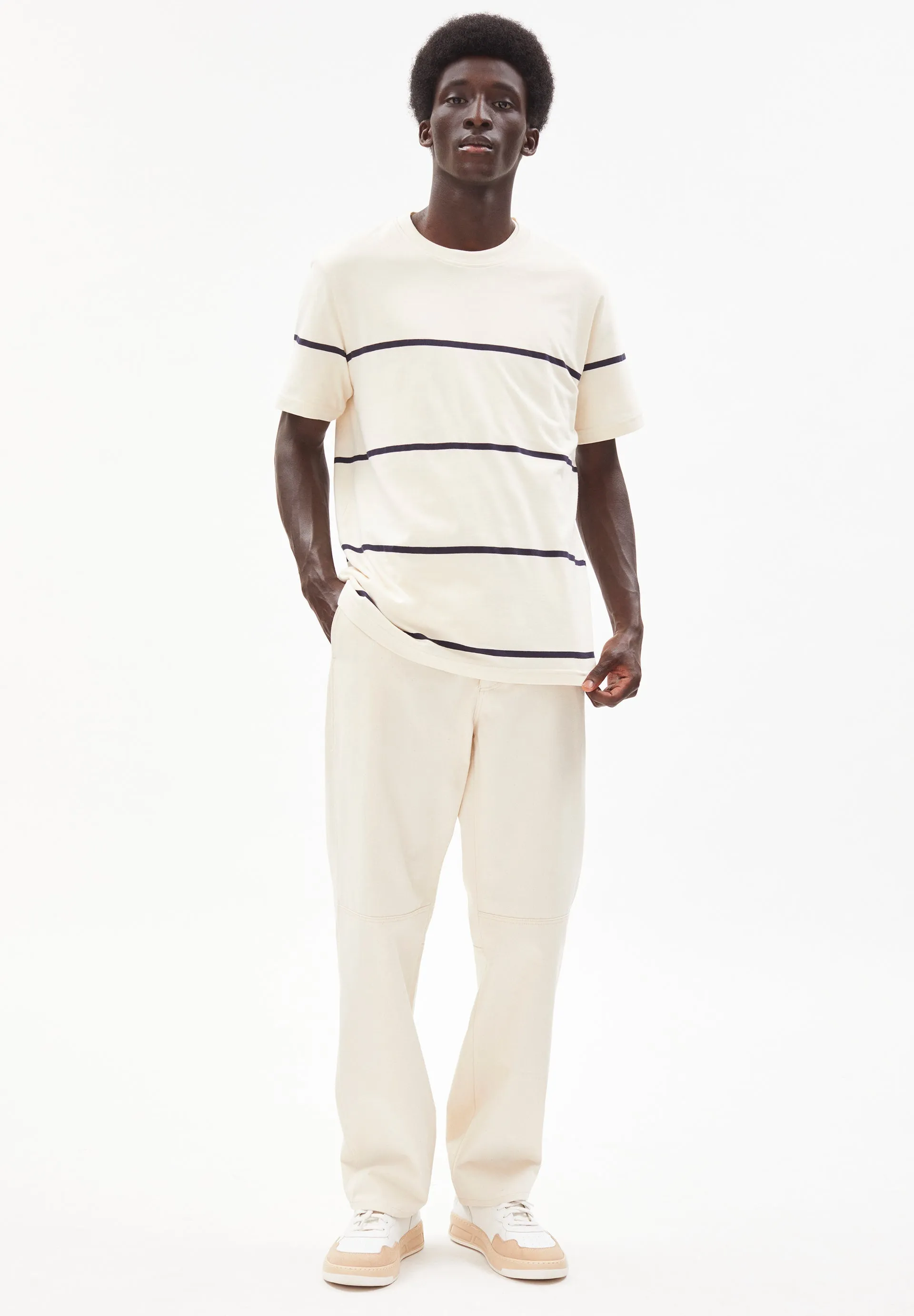 AADO Stripes Tee sold by Earthkind