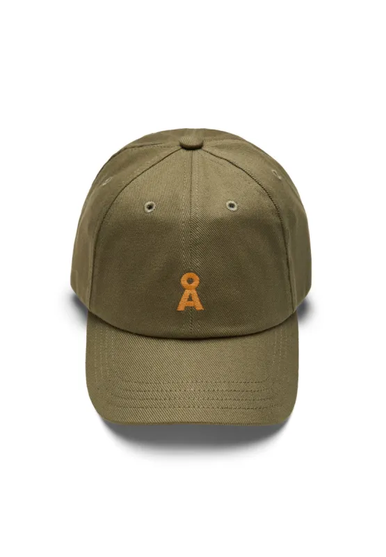 YAANOS Cap - oliva circle sold by Earthkind